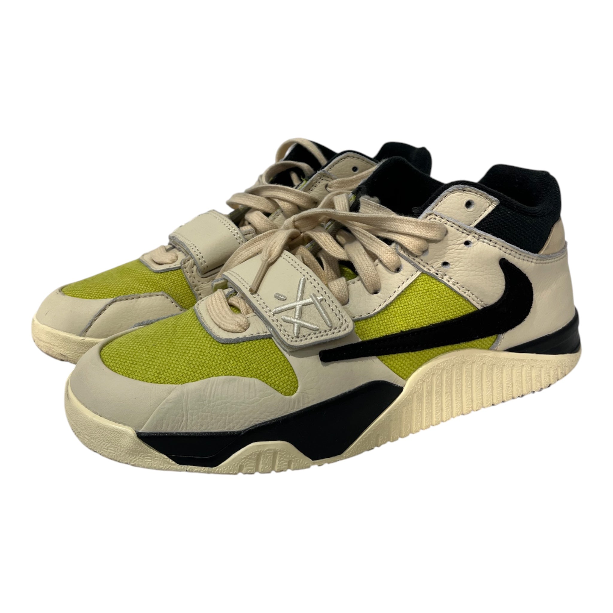 JORDAN BRAND/Low-Sneakers/US 8/Polyester/YEL/TRAVIS SCOTT AIR JORDAN view 1