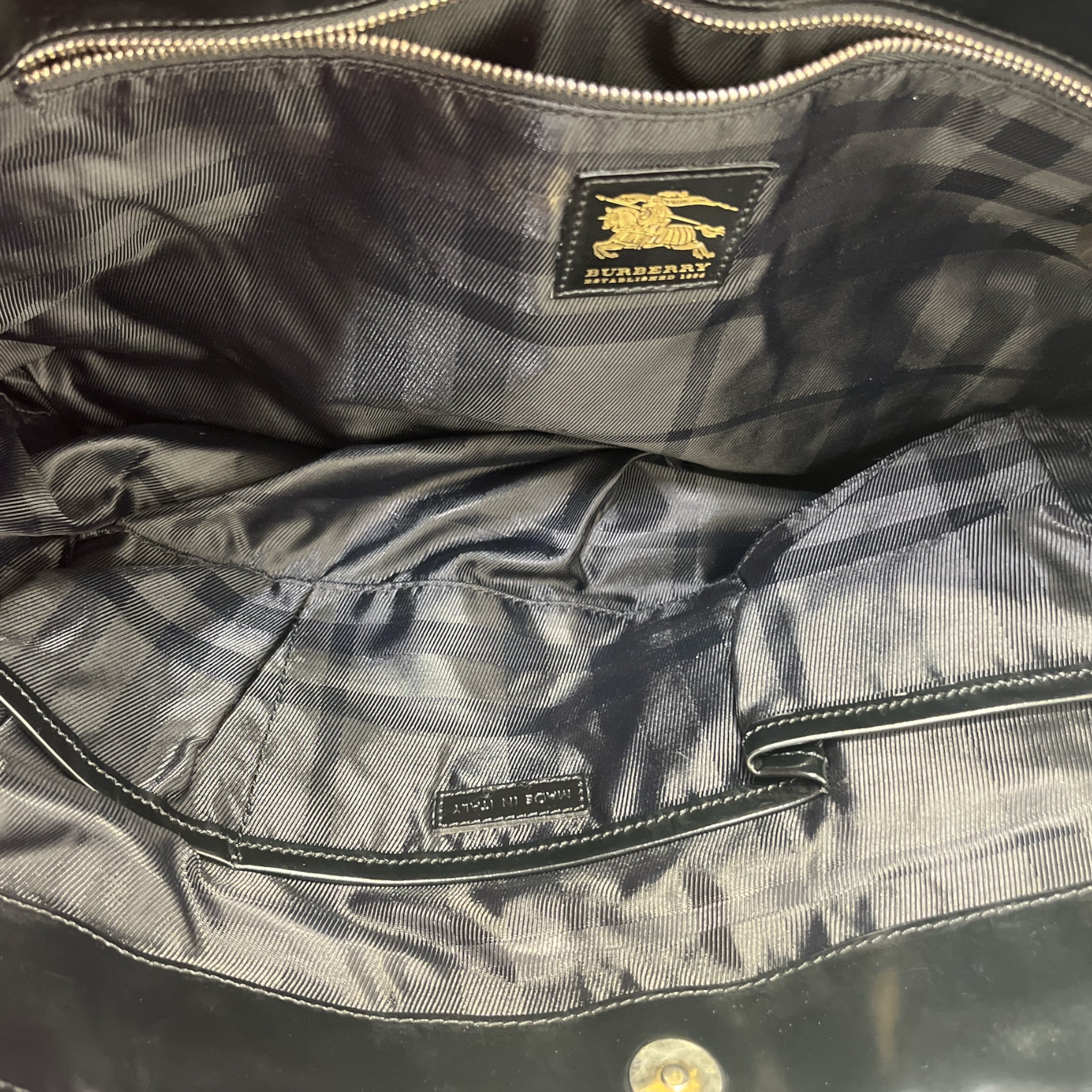 BURBERRY/Hand Bag/Nylon/BLK/QUILTEDNYLON view 4