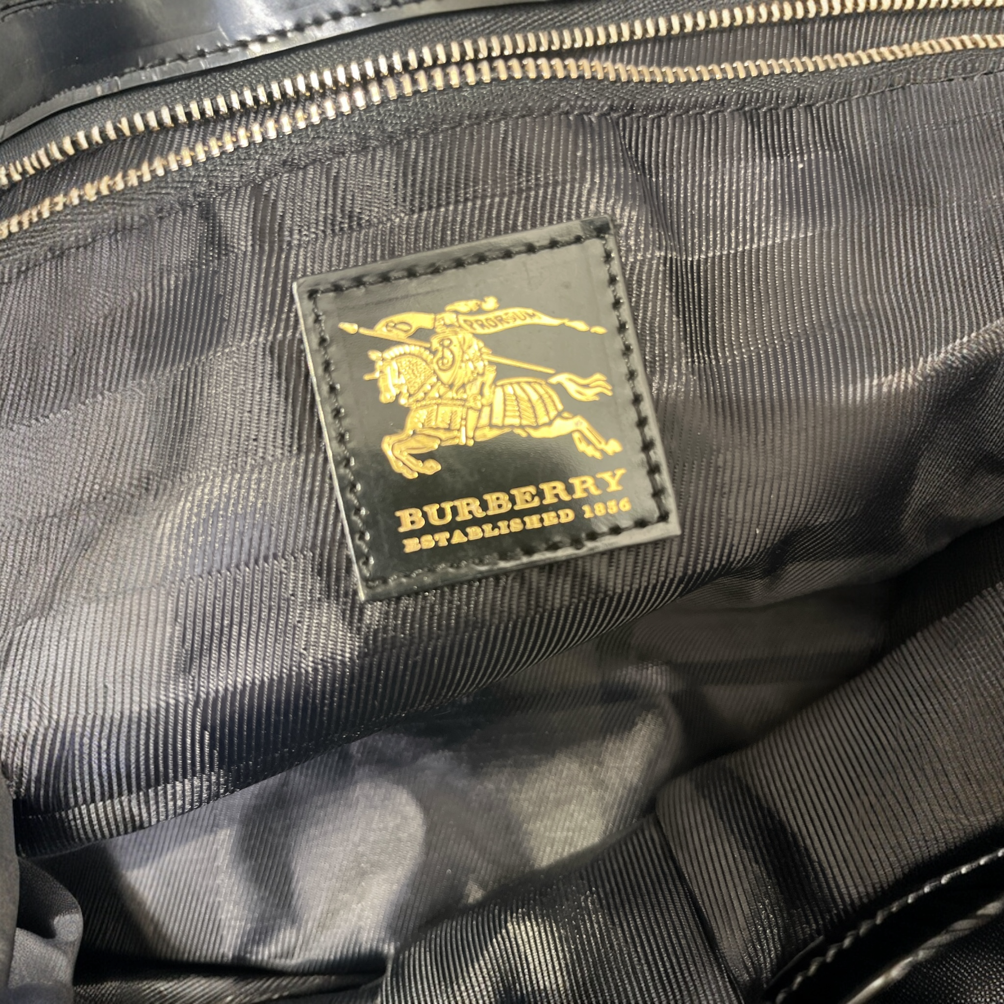 BURBERRY/Hand Bag/Nylon/BLK/QUILTEDNYLON view 5