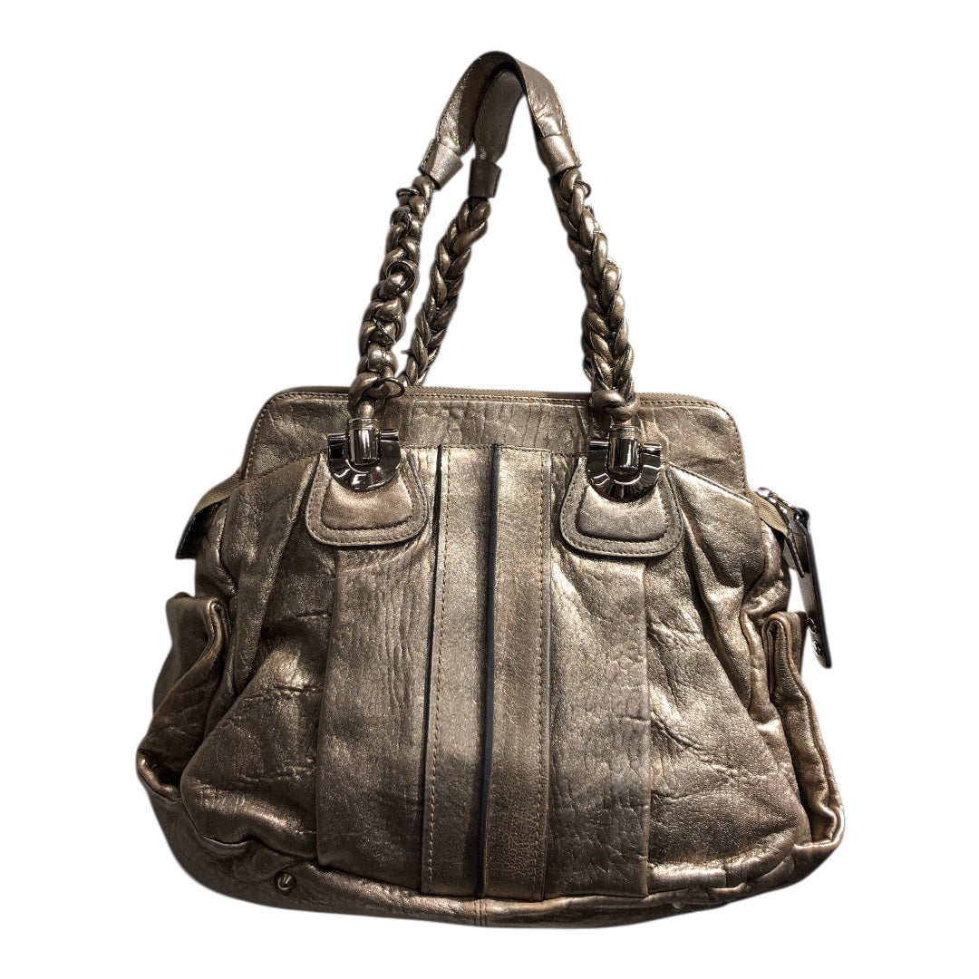 Chloe/Tote Bag/GLD/matallic gold tote heloise view 2
