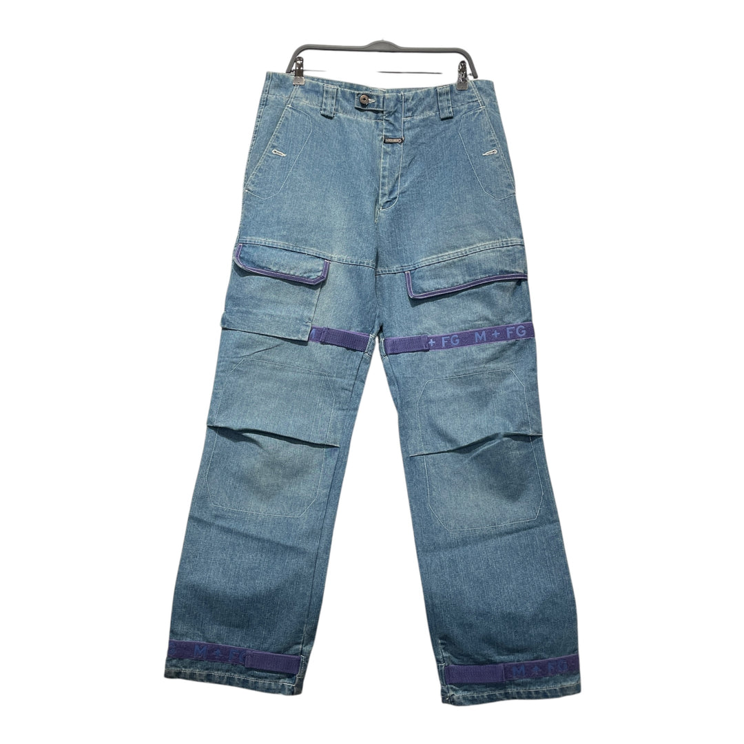 MARITHE FRANCOIS GIRBAUD/Straight Pants/36/Denim/IDG/PURPLE MARITHE FRANCOIS GIRBAUD/Straight Pants/36/Denim/IDG/PURPLE