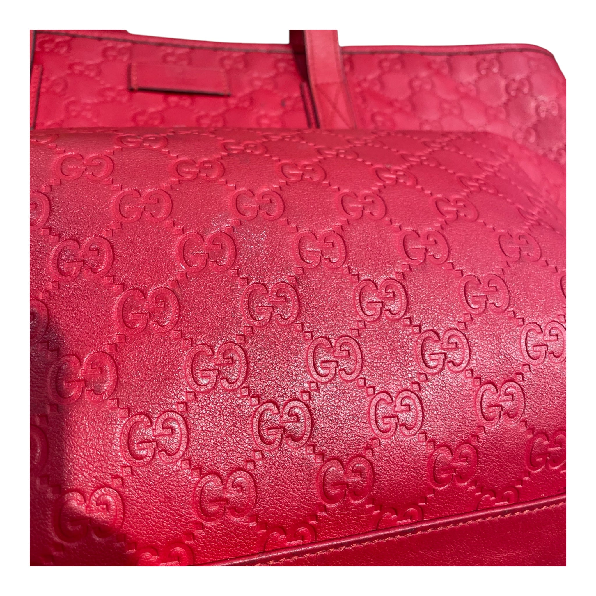 GUCCI/Tote Bag/Monogram/Leather/RED/211120213048 view 9