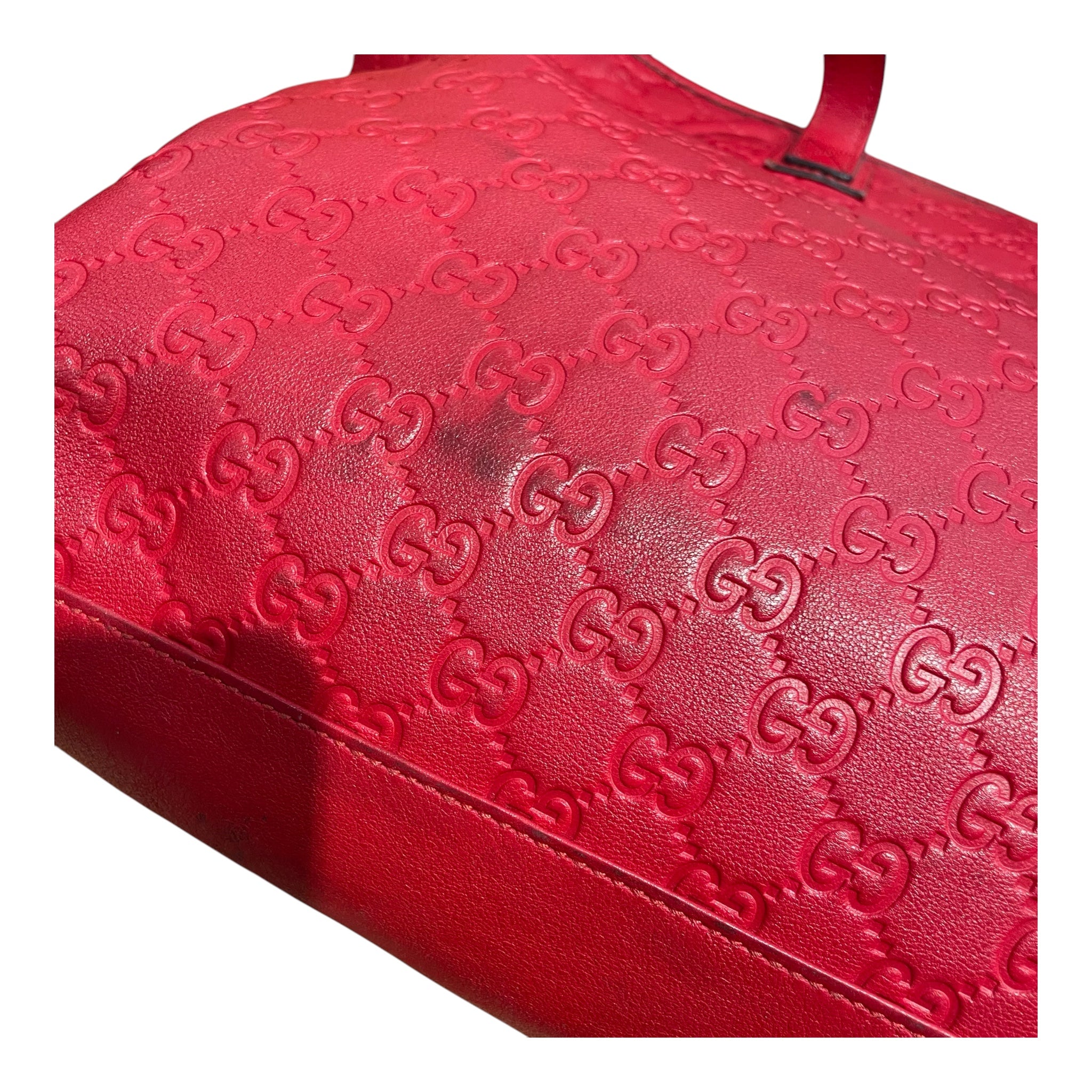 GUCCI/Tote Bag/Monogram/Leather/RED/211120213048 view 10