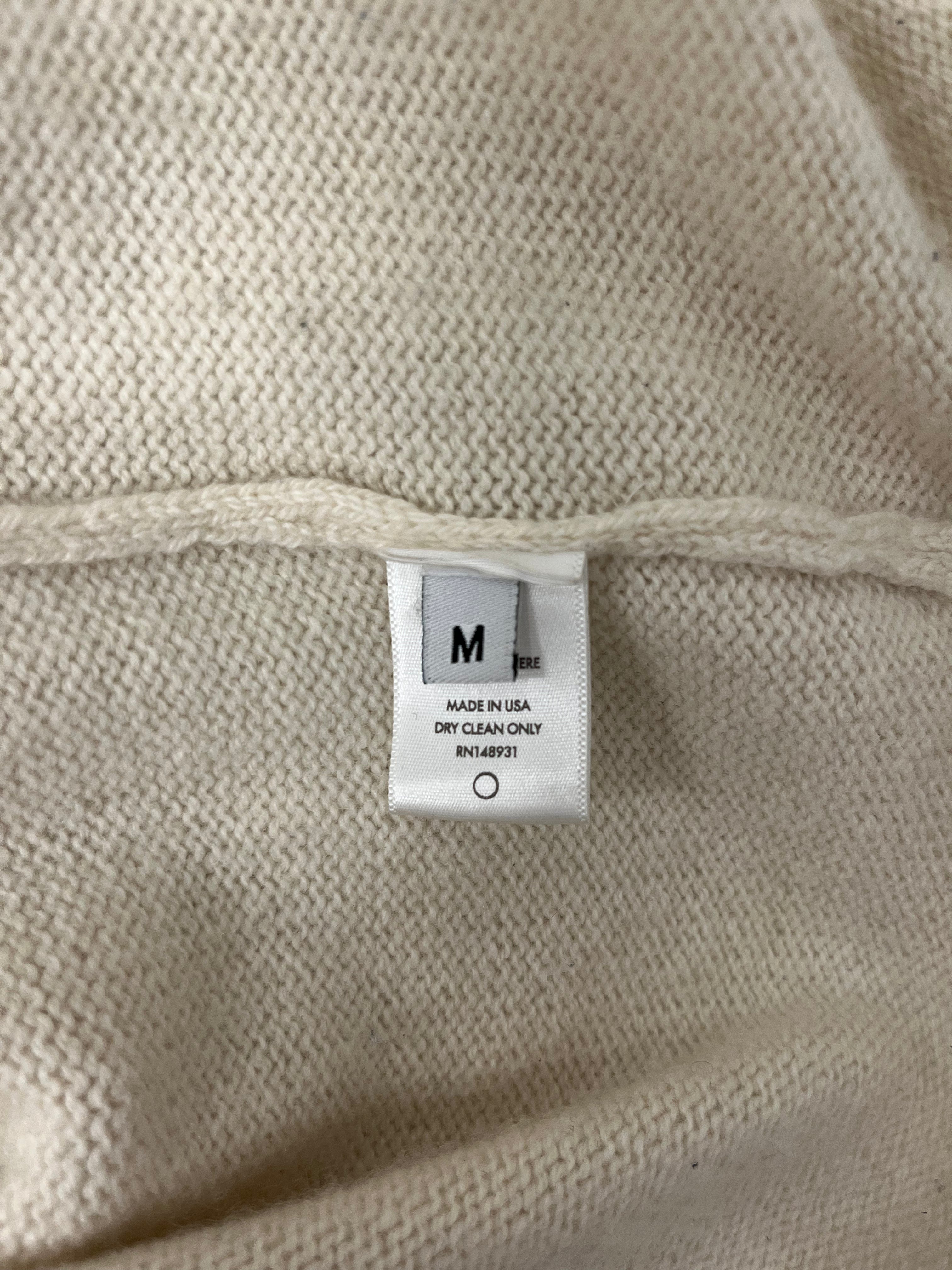 The Elder Statesman/Sweater/M/Cashmere/CRM/LEFT MY HEART IN PARADISE view 4