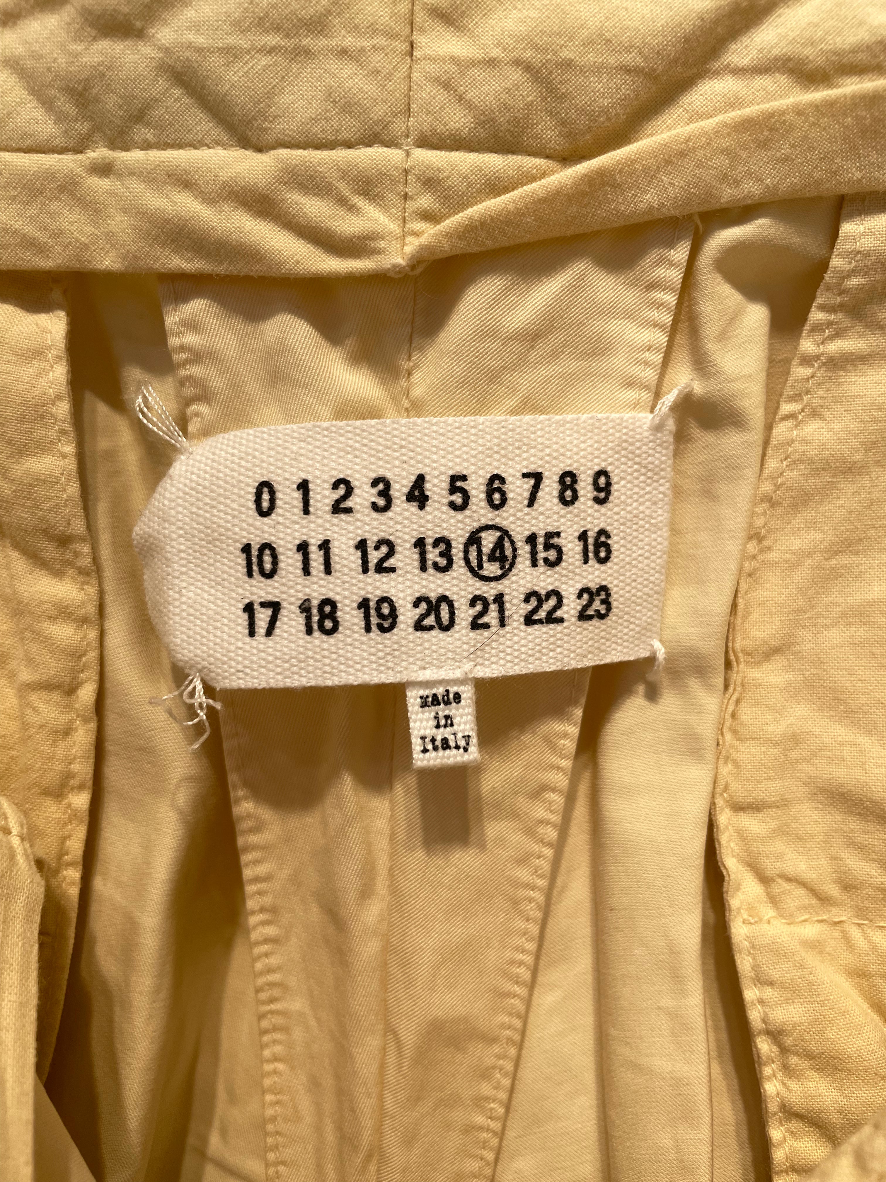 Maison Margiela/Straight Pants/42/Cotton/CRM/Button Fly/ view 3