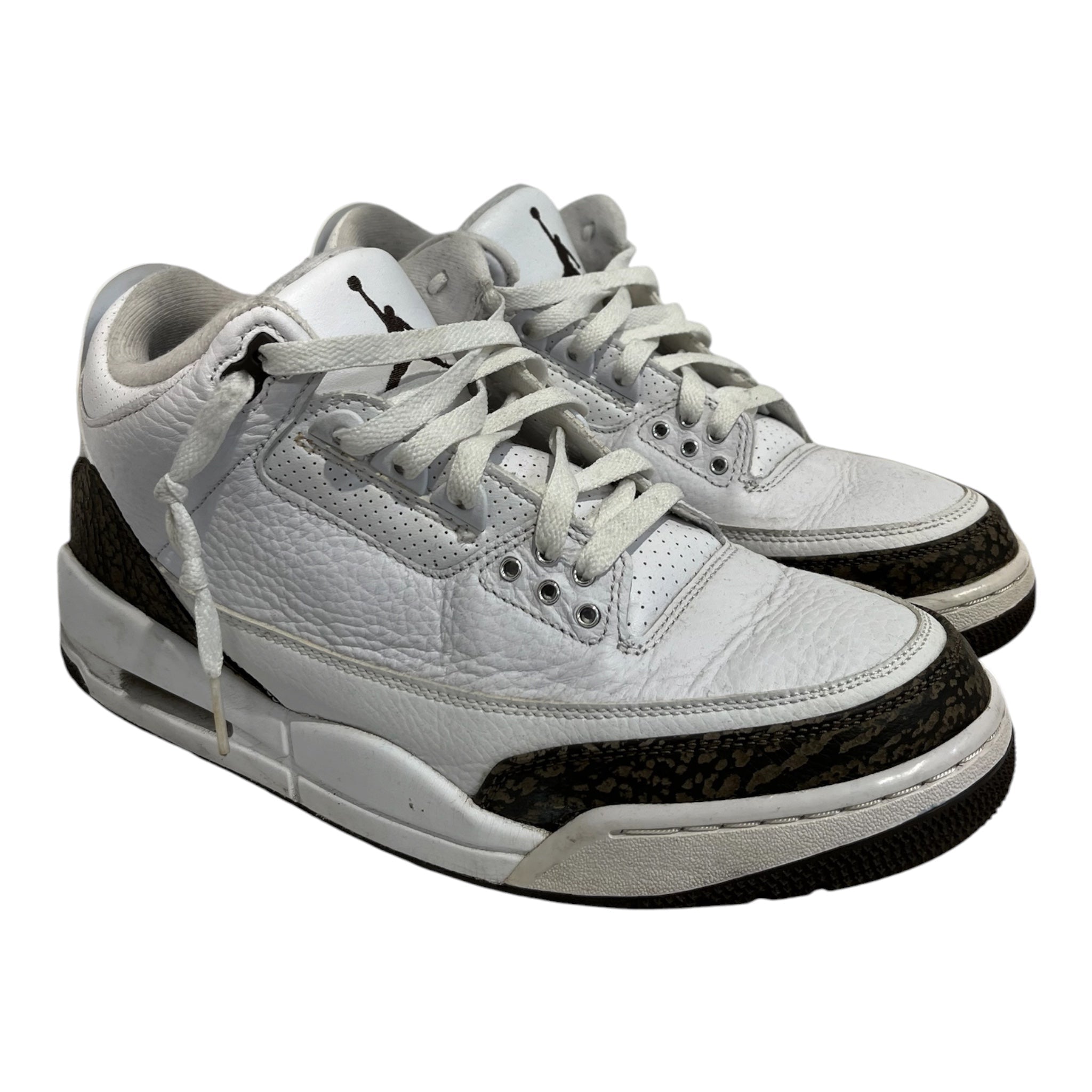 NIKE/AIR JORDAN 3 RETRO/Hi-Sneakers/US 9.5/Polyester/WHT/136064-122 view 1