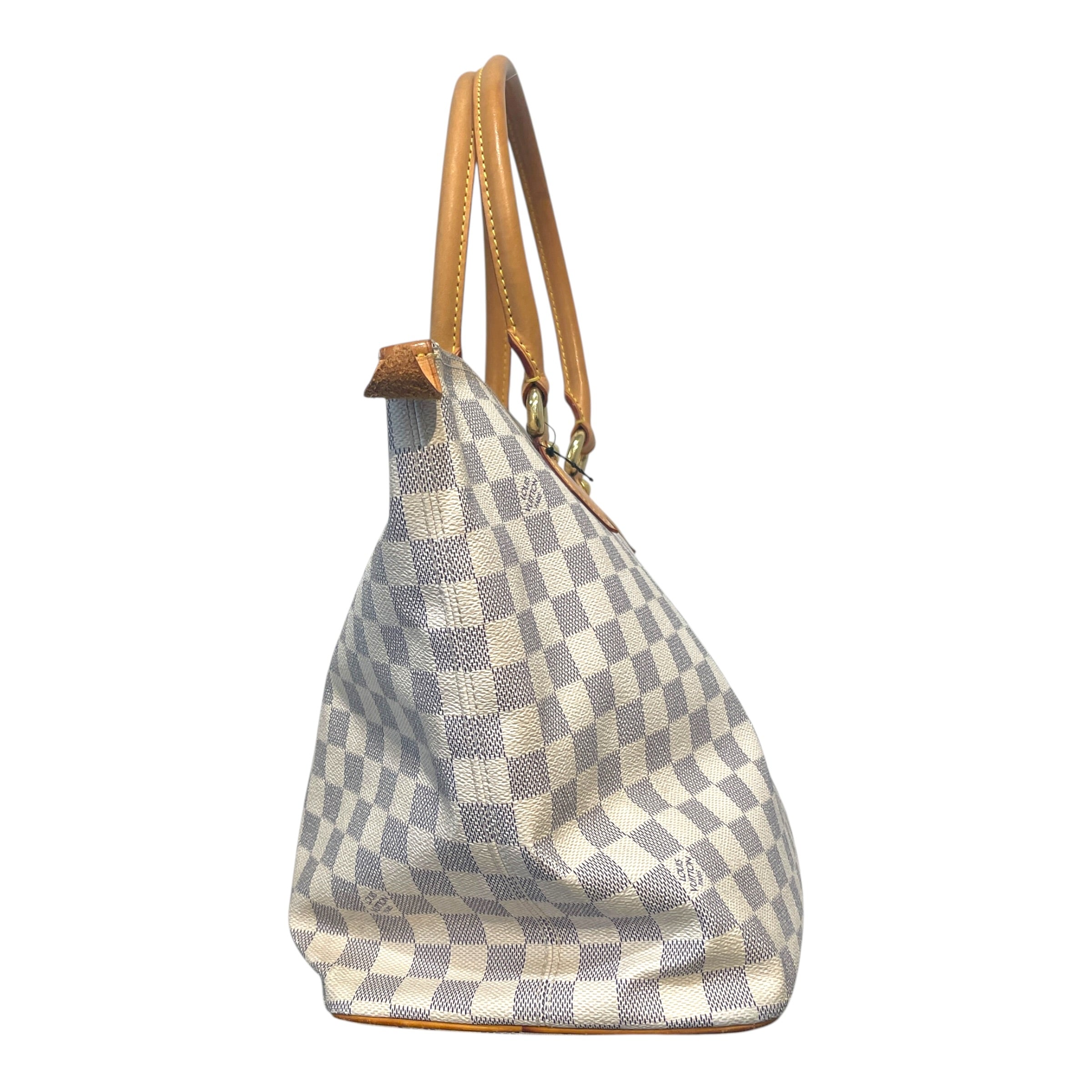 LOUIS VUITTON/Tote Bag/Monogram/Leather/WHT/Damier Azur Saleya PM Tote view 2