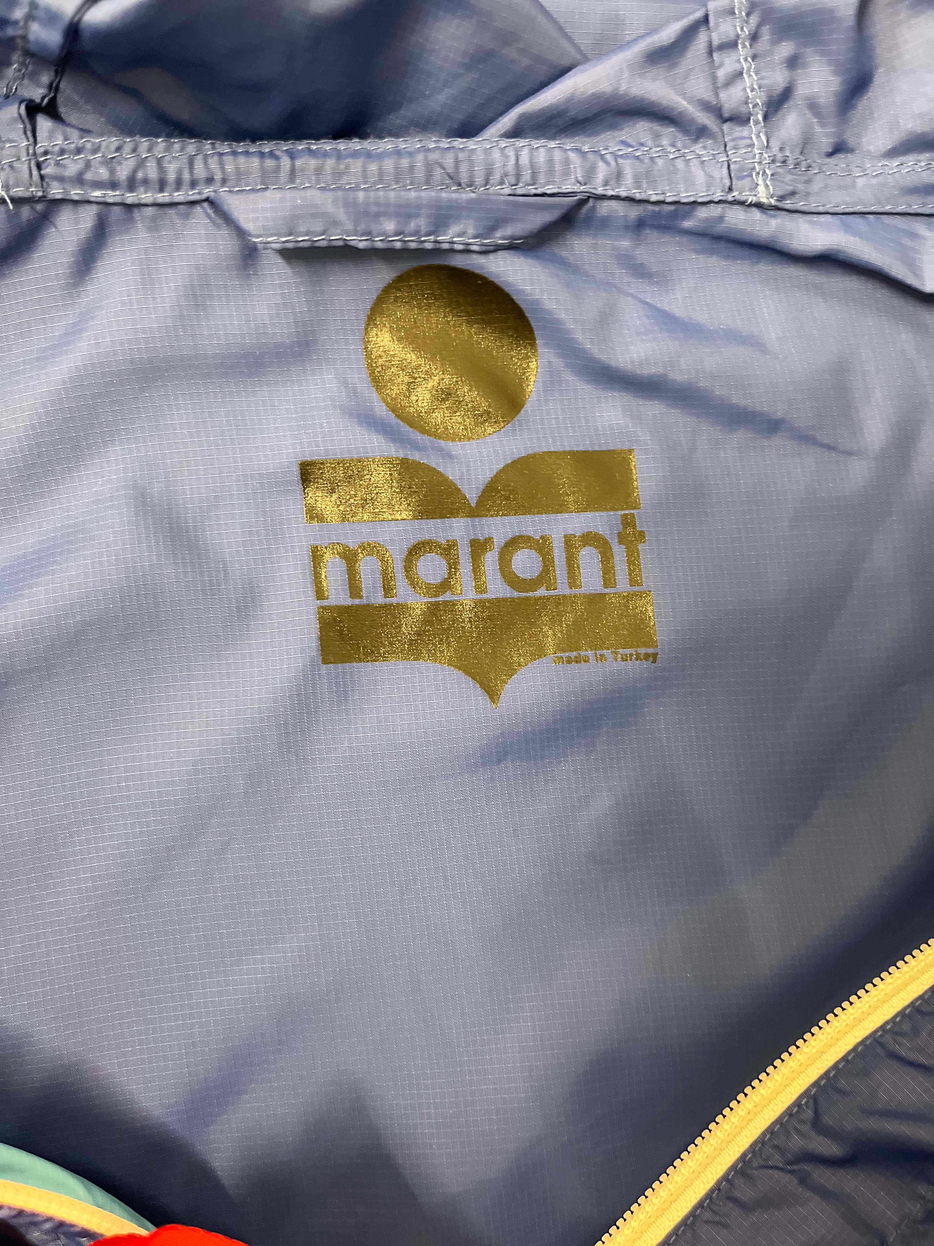 ISABEL MARANT/Windbreaker/2/Nylon/MLT/BLU/PPL/PNK Colorblock view 3