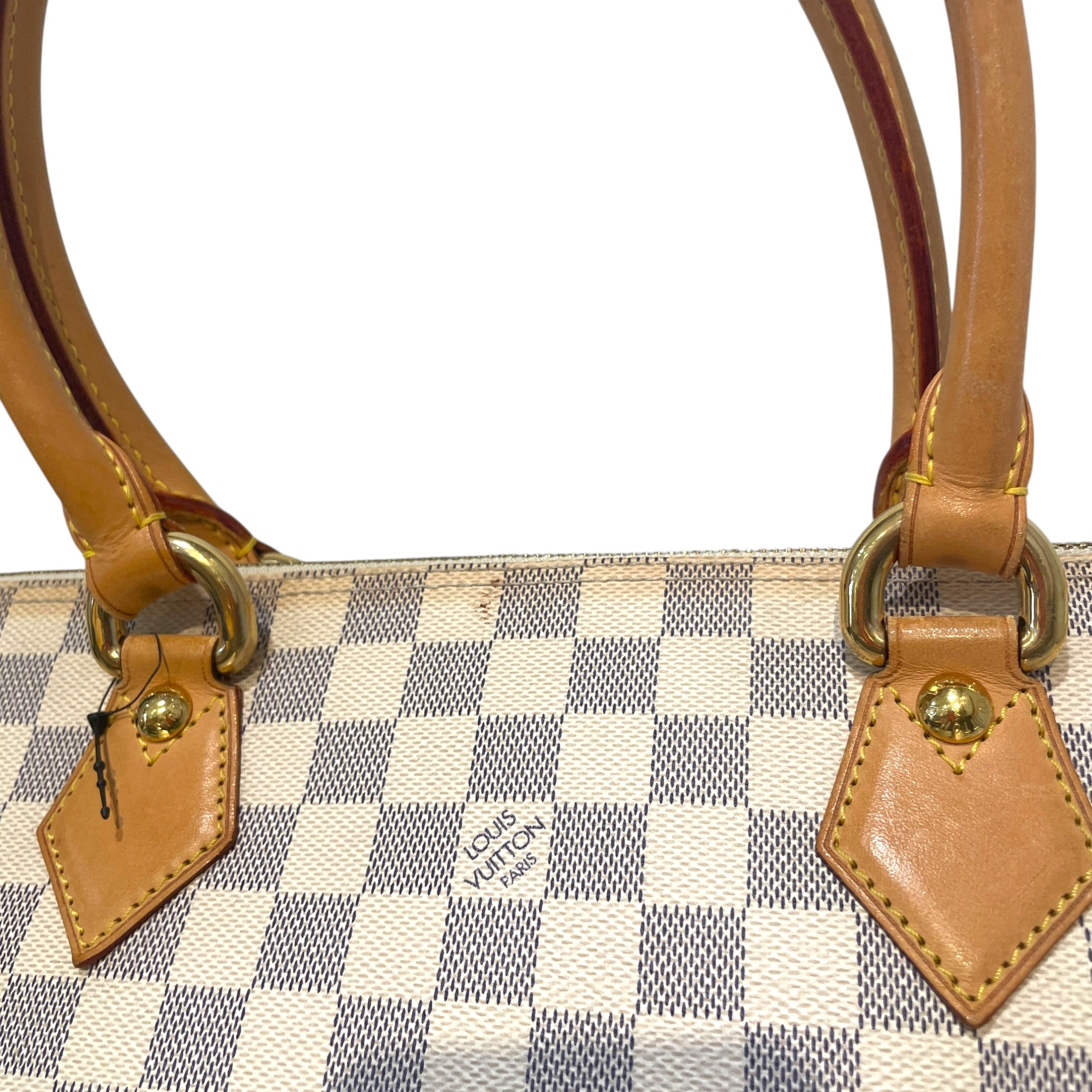 LOUIS VUITTON/Tote Bag/Monogram/Leather/WHT/Damier Azur Saleya PM Tote view 4