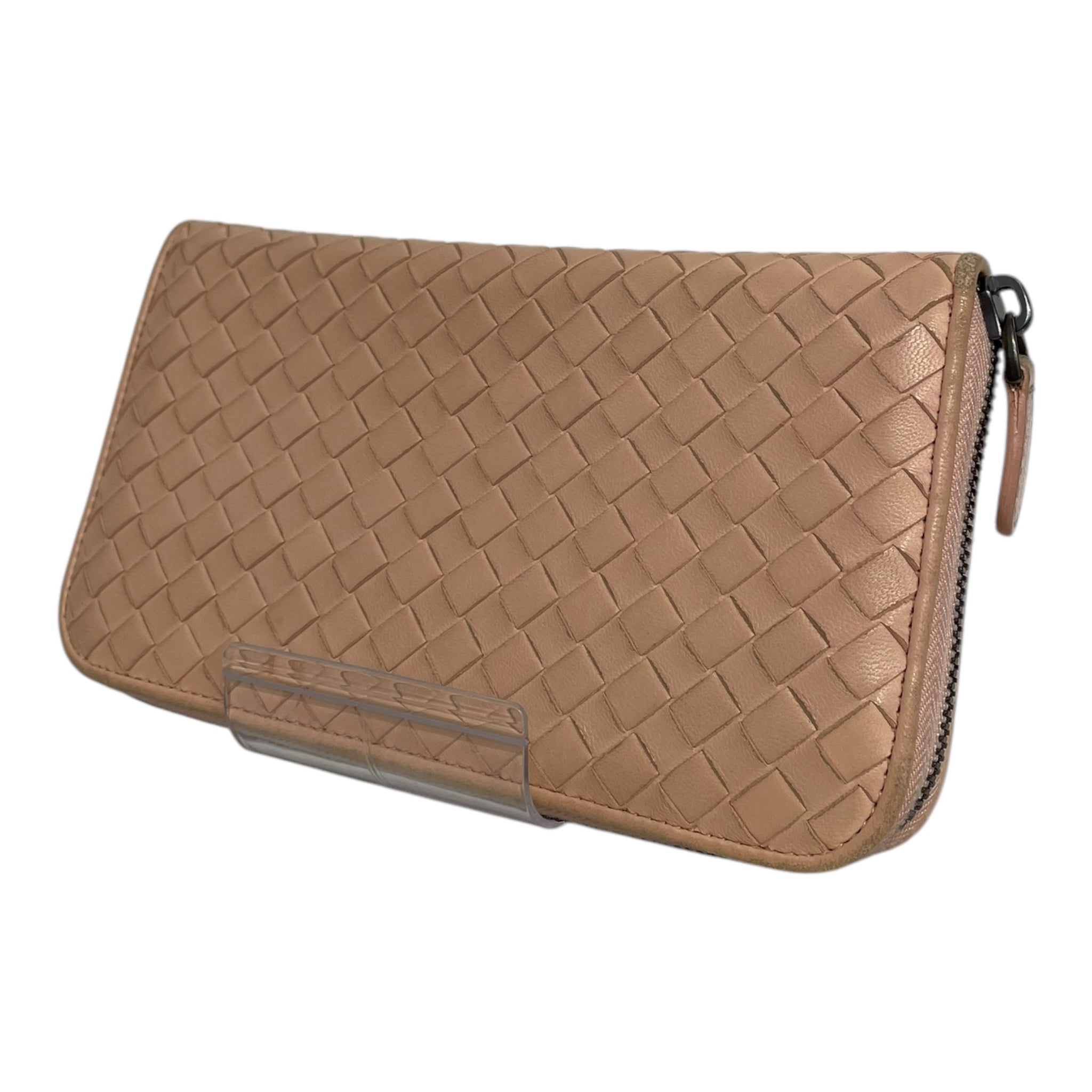BOTTEGA VENETA/Long Wallet/Leather/PNK/ view 1