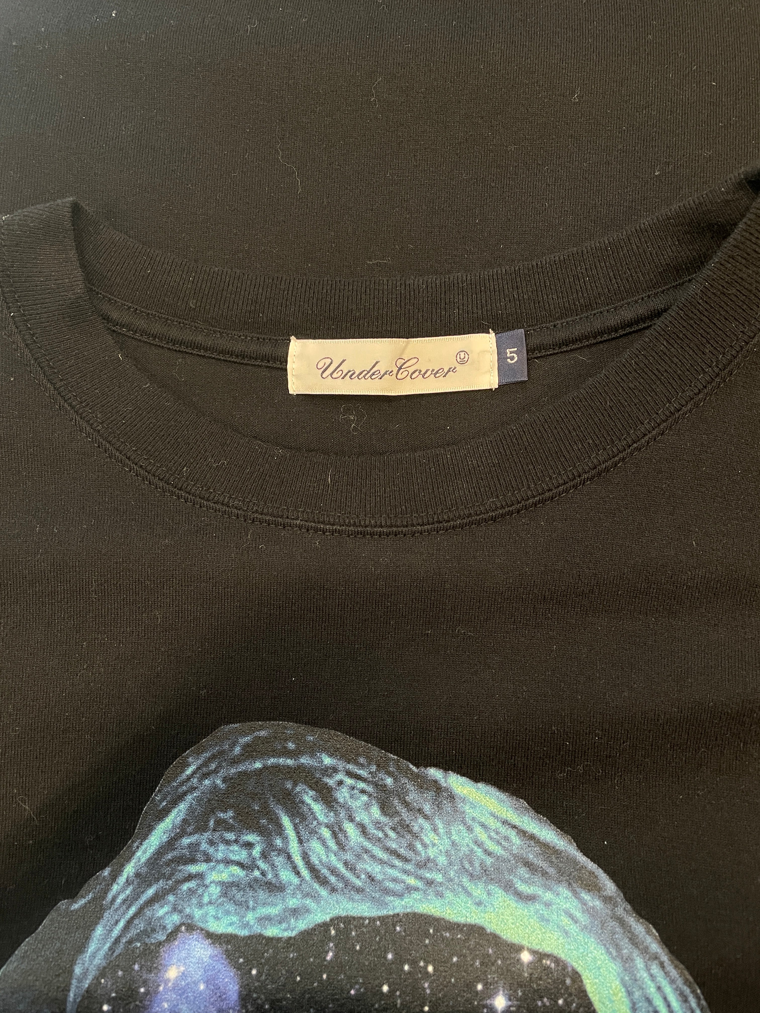 UNDERCOVER/T-Shirt/5/Cotton/BLK/ROSE CASTLE TEE view 3