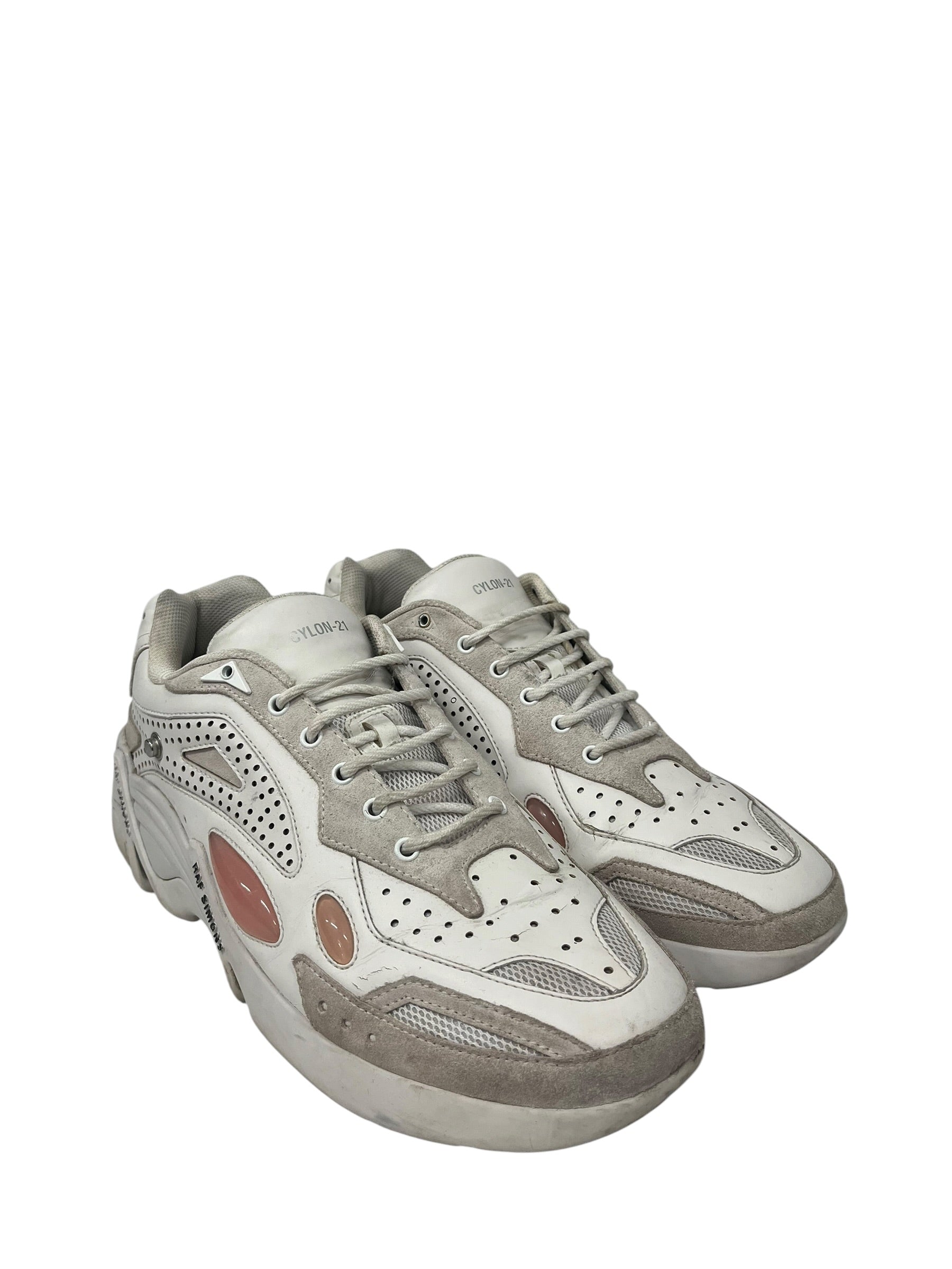 RAF SIMONS/Low-Sneakers/EU 43/Leather/WHT/CYCLON-21 view 1