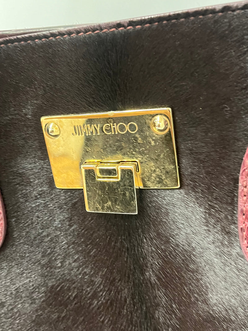 JIMMY CHOO/Tote Bag/Cowhide/BRD/