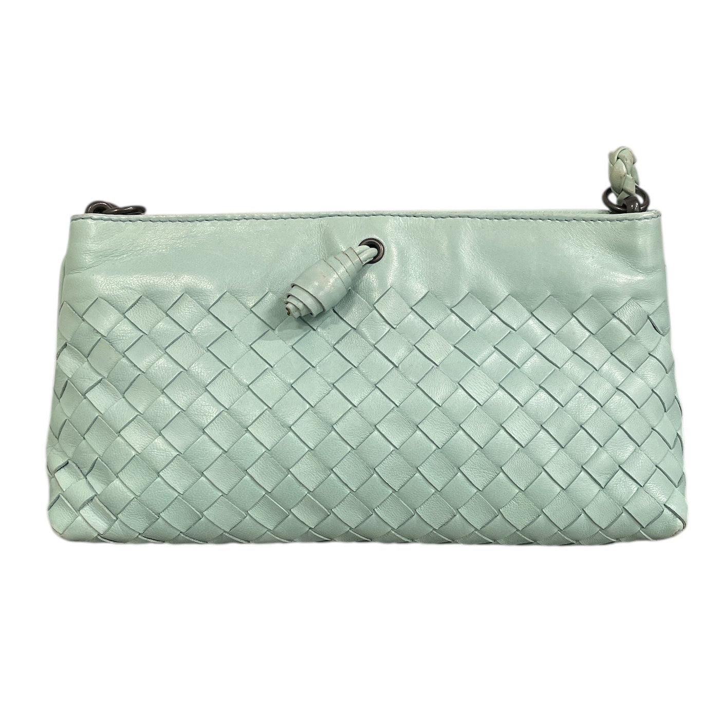 BOTTEGA VENETA/Hand Bag/Leather/BLU/INTRECCIATO LEATHER SHOULDER B view 1