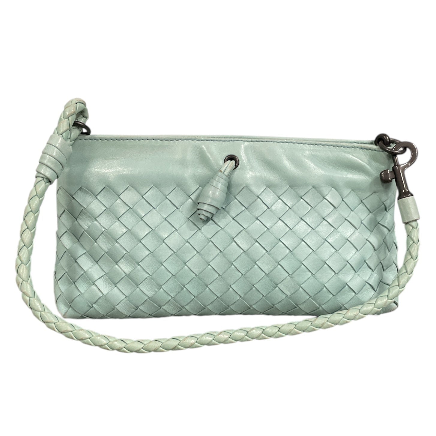 BOTTEGA VENETA/Hand Bag/Leather/BLU/INTRECCIATO LEATHER SHOULDER B view 2