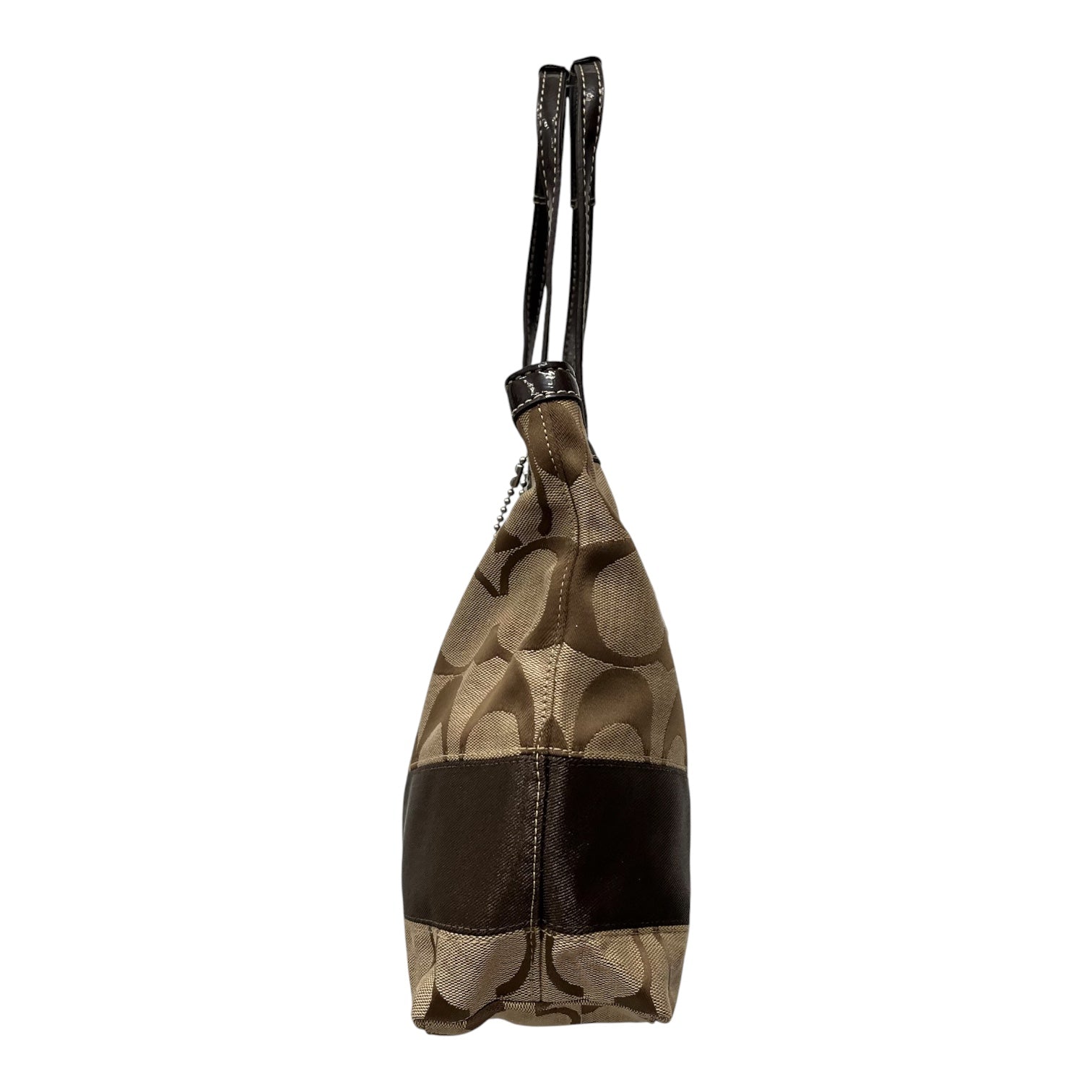 COACH/Tote Bag/Monogram/Cotton/BEG/jacquard view 2