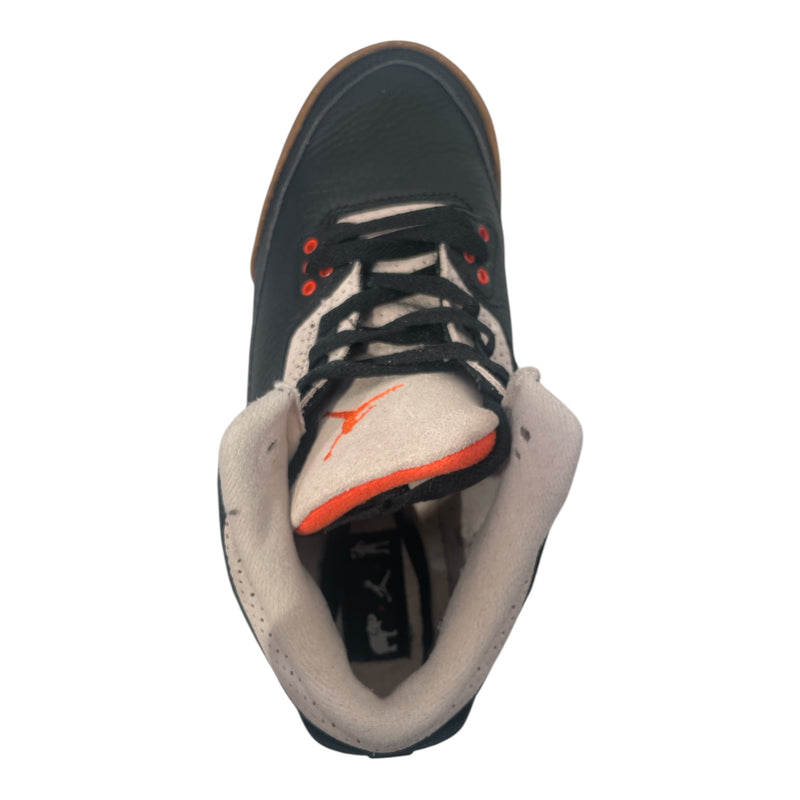 NIKE/Hi-Sneakers/US 5.5/Leather/BLK/JORDAN RETRO 3 DESERT ELEPHANT