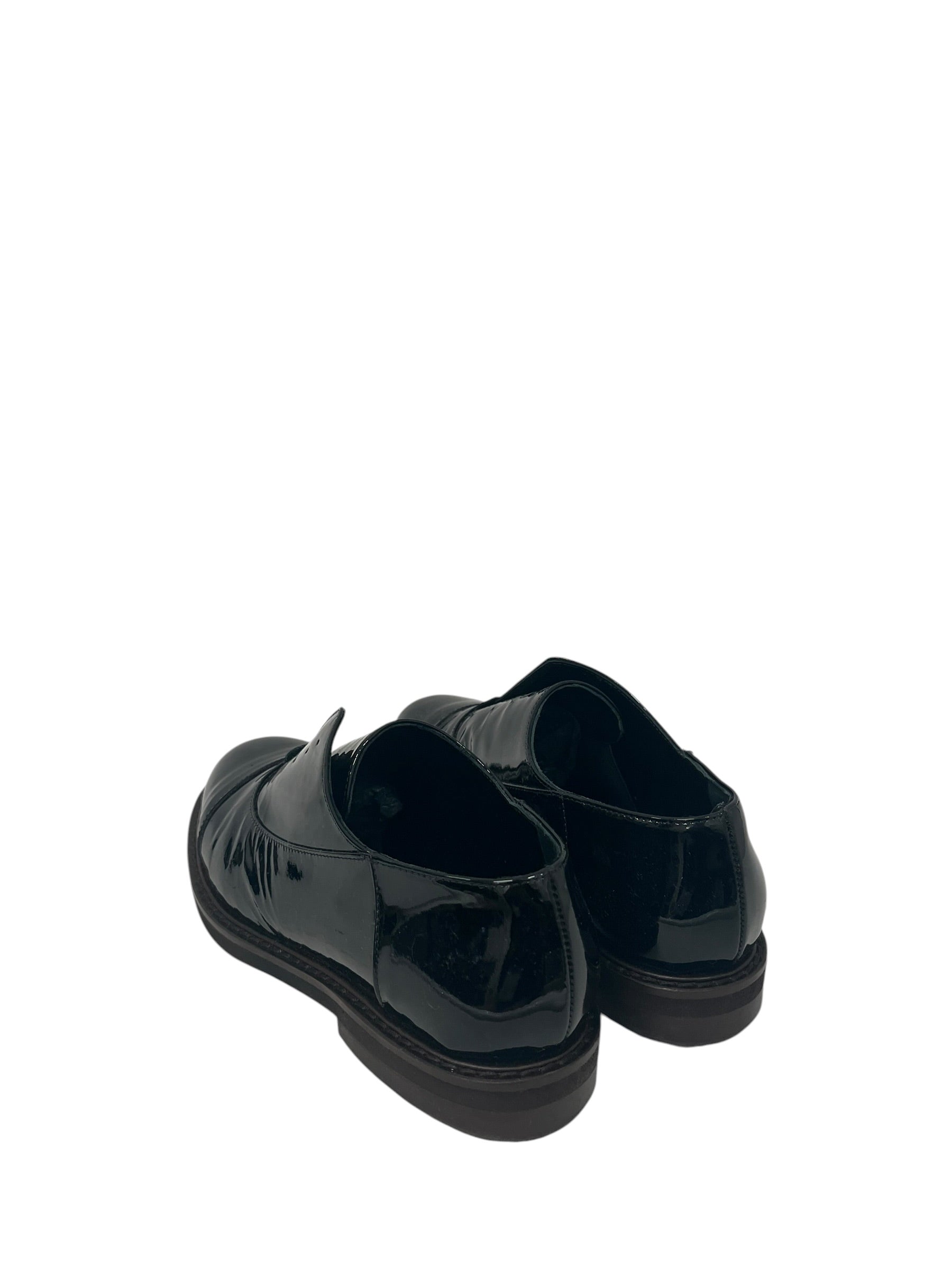 MARNI/Shoes/EU 36/Leather/BLK/LACELESS PATENT LEATHER view 2