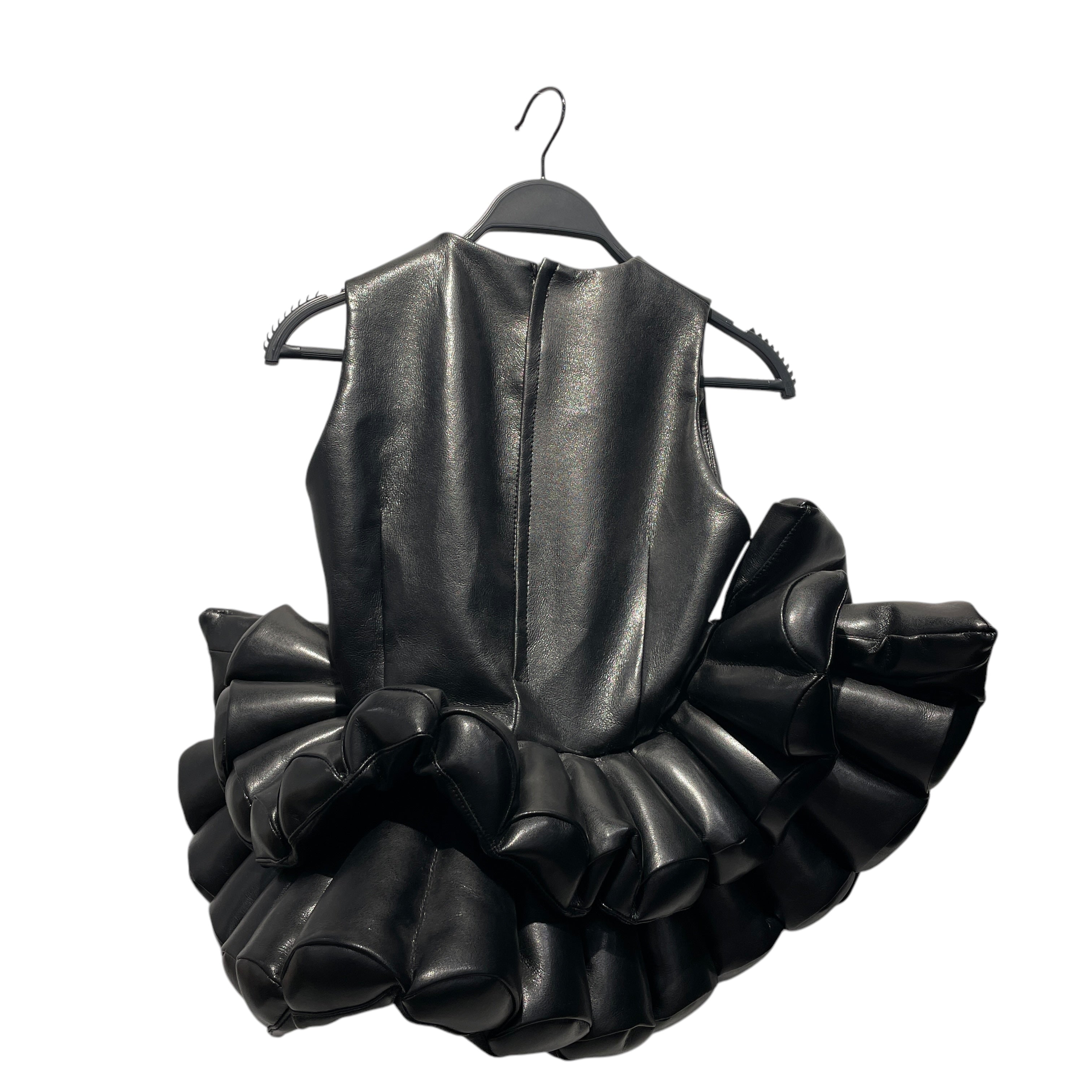 noir kei ninomiya/SS Blouse/XS/Leather/BLK/COMME DES GARCONS/ FW 2019 view 2