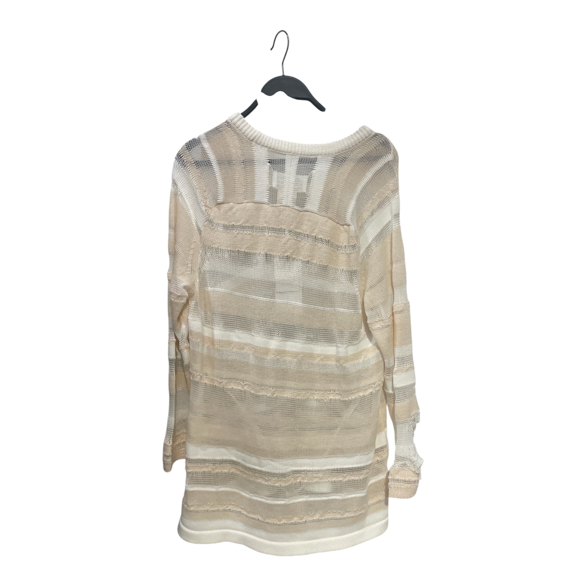 Maison Margiela/Sweater/S/Stripe/Cotton/BEG/MARGELA STRIPED KNIT SWEATER view 2