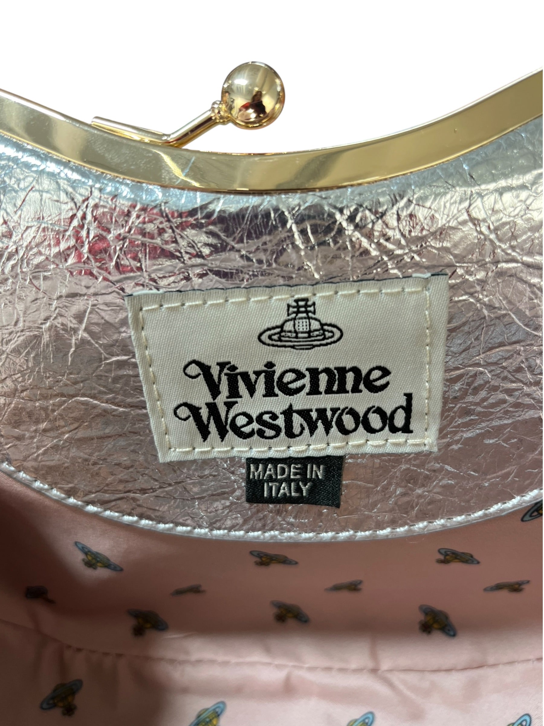 Vivienne Westwood/Hand Bag/Leather/SLV/CHARM FRAME view 4