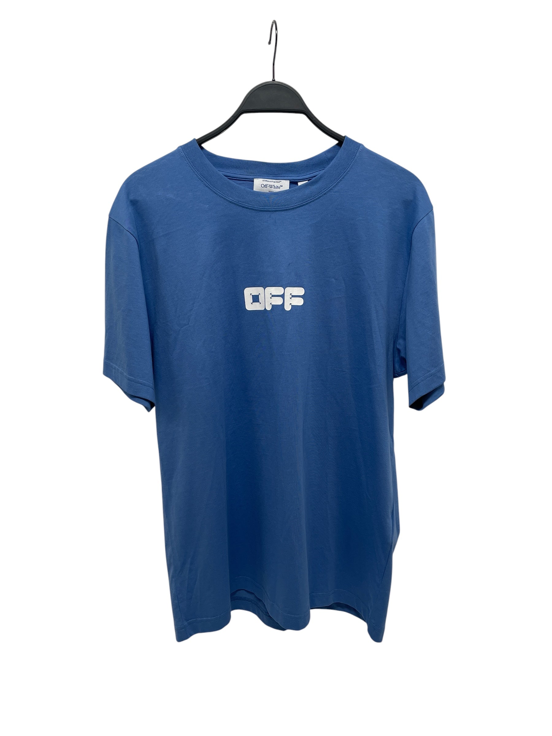 OFF-WHITE/T-Shirt/XL/Cotton/BLU/BLUE "Off" view 1