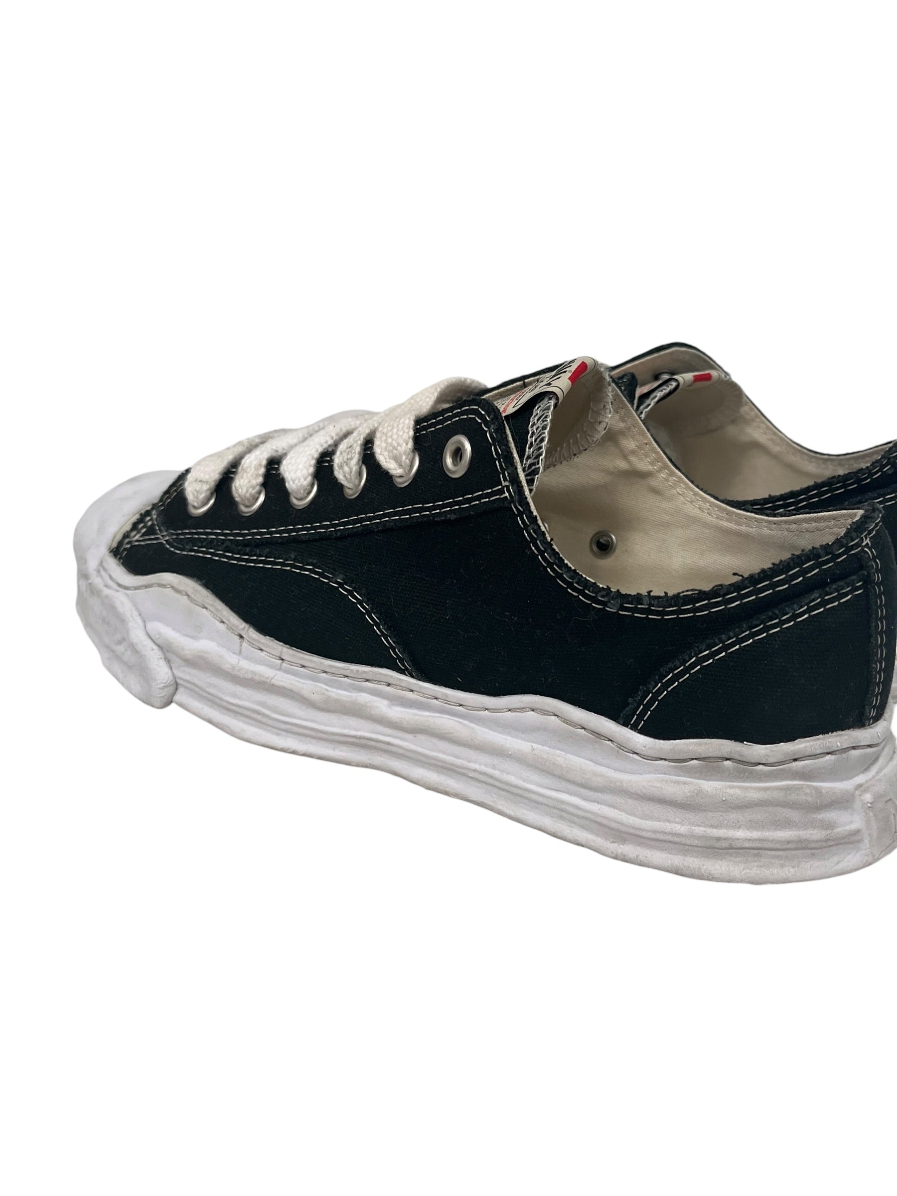 MIHARA YASUHIRO/Low-Sneakers/EU 45/Cotton/BLK/U-Tip/MIHARA LOW TOP SNEAKERS view 6