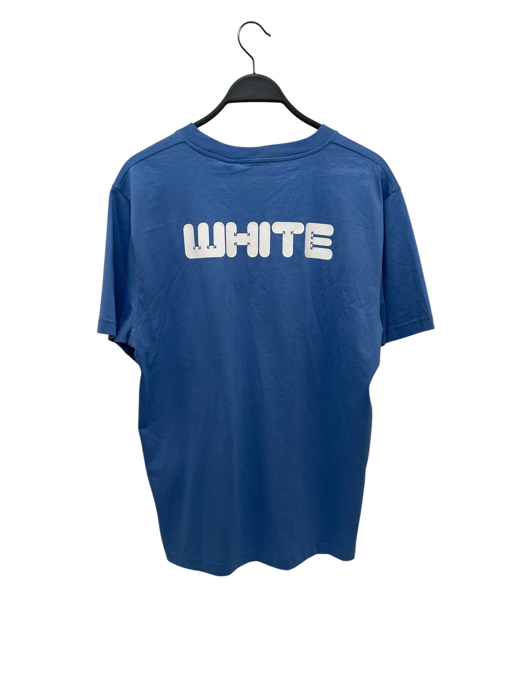 OFF-WHITE/T-Shirt/XL/Cotton/BLU/BLUE "Off" view 2