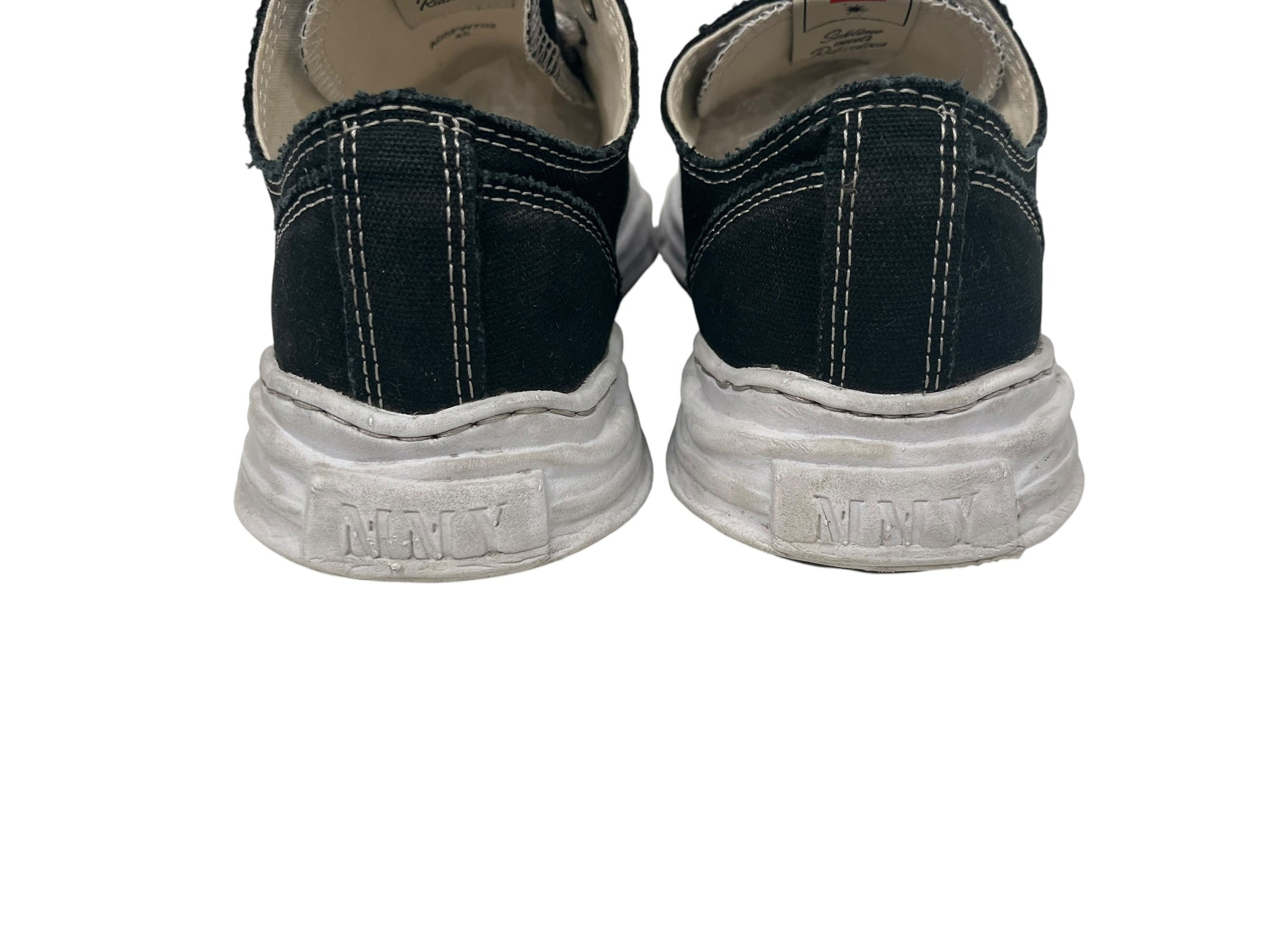 MIHARA YASUHIRO/Low-Sneakers/EU 45/Cotton/BLK/U-Tip/MIHARA LOW TOP SNEAKERS view 5