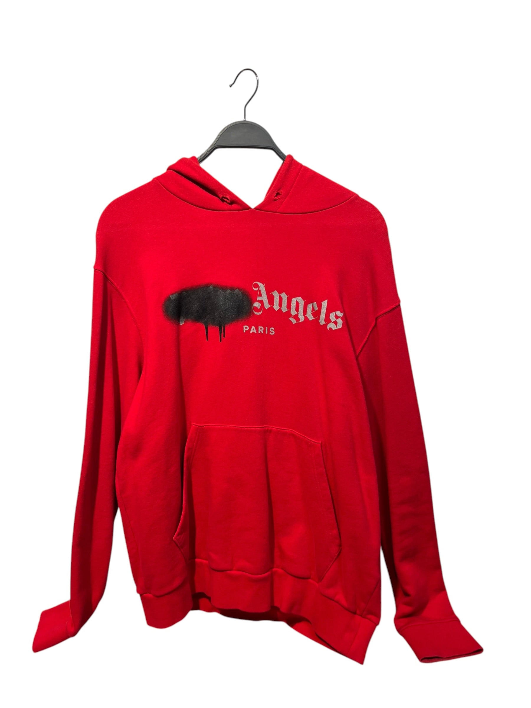 Palm Angels/Hoodie/M/Cotton/RED/ view 1