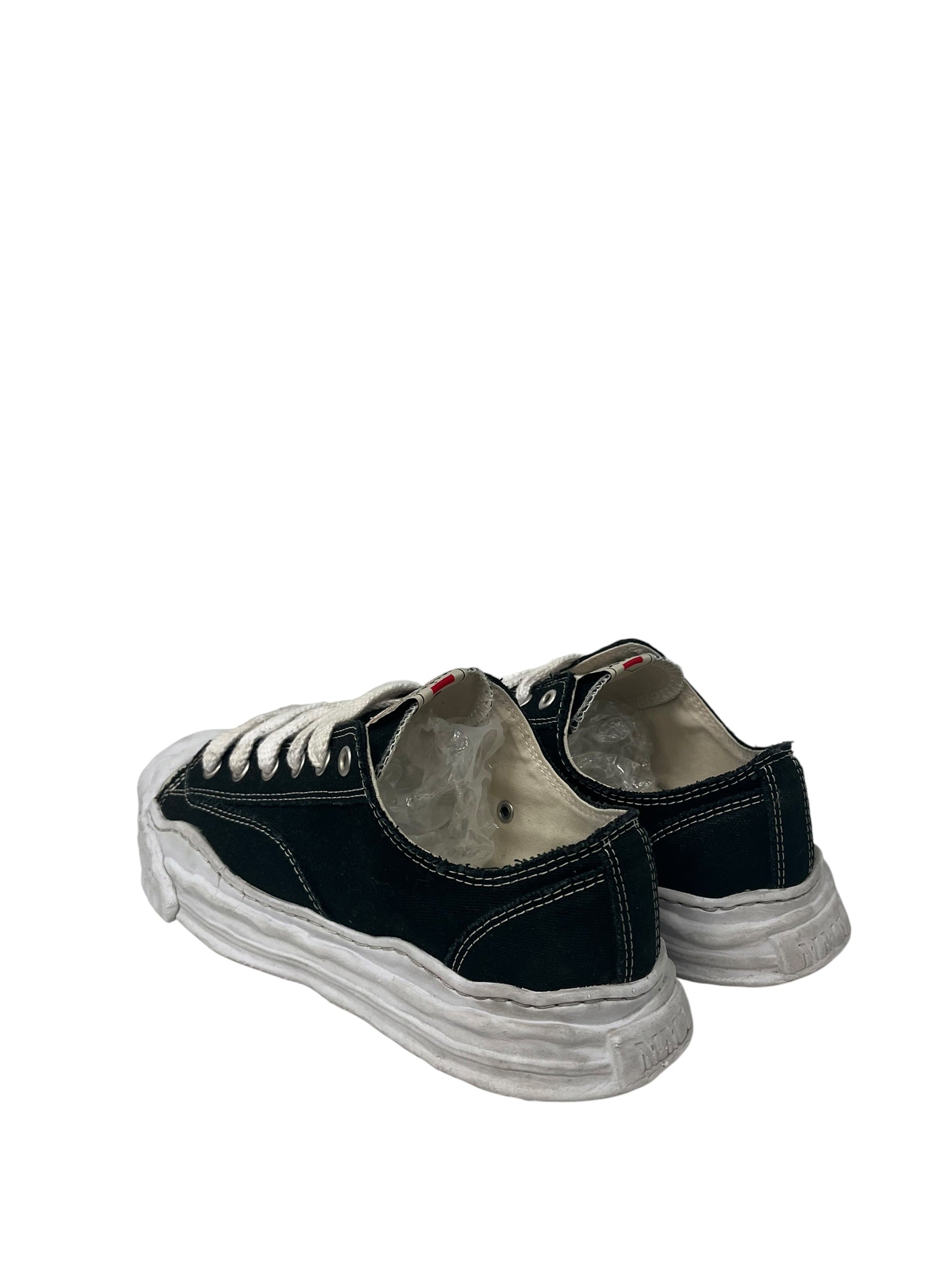 MIHARA YASUHIRO/Low-Sneakers/EU 45/Cotton/BLK/U-Tip/MIHARA LOW TOP SNEAKERS view 2