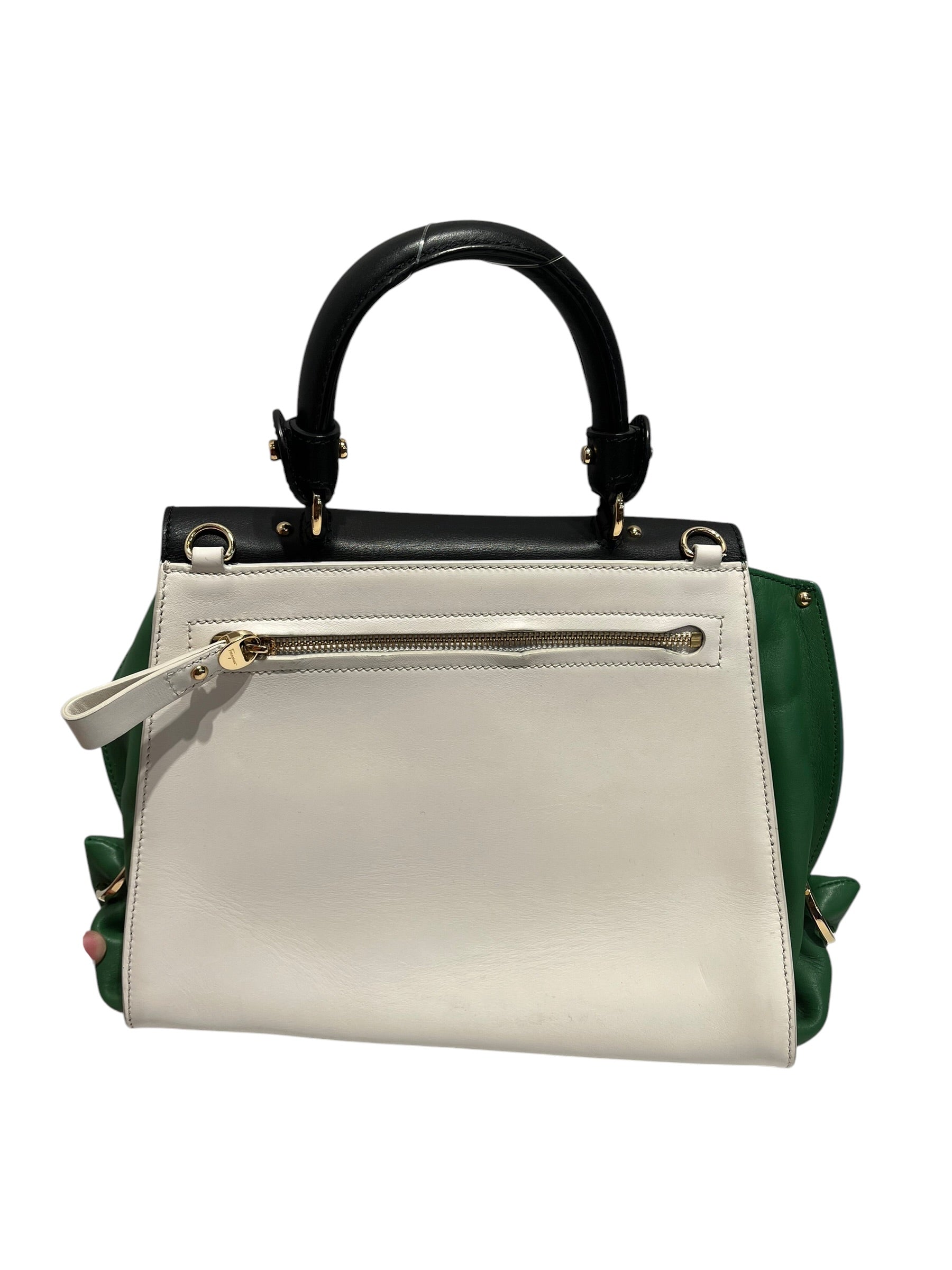 Salvatore Ferragamo/Hand Bag/GRN/tri color view 2