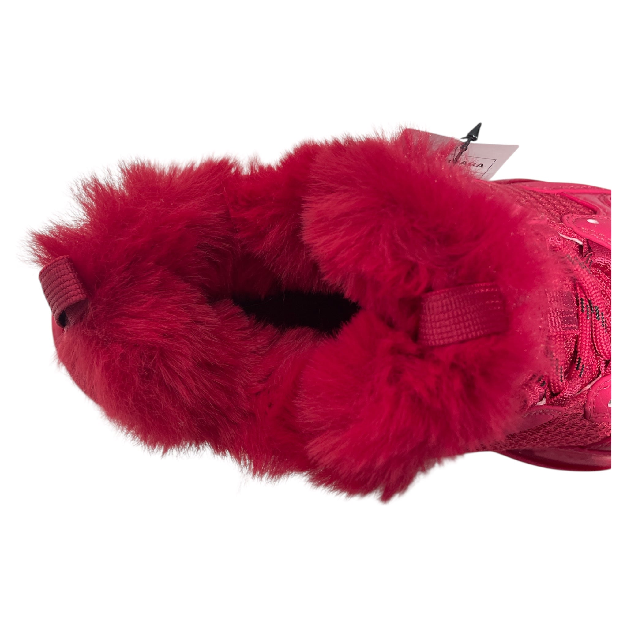 BALENCIAGA/Low-Sneakers/US 10/RED/Triple S Fur view 3