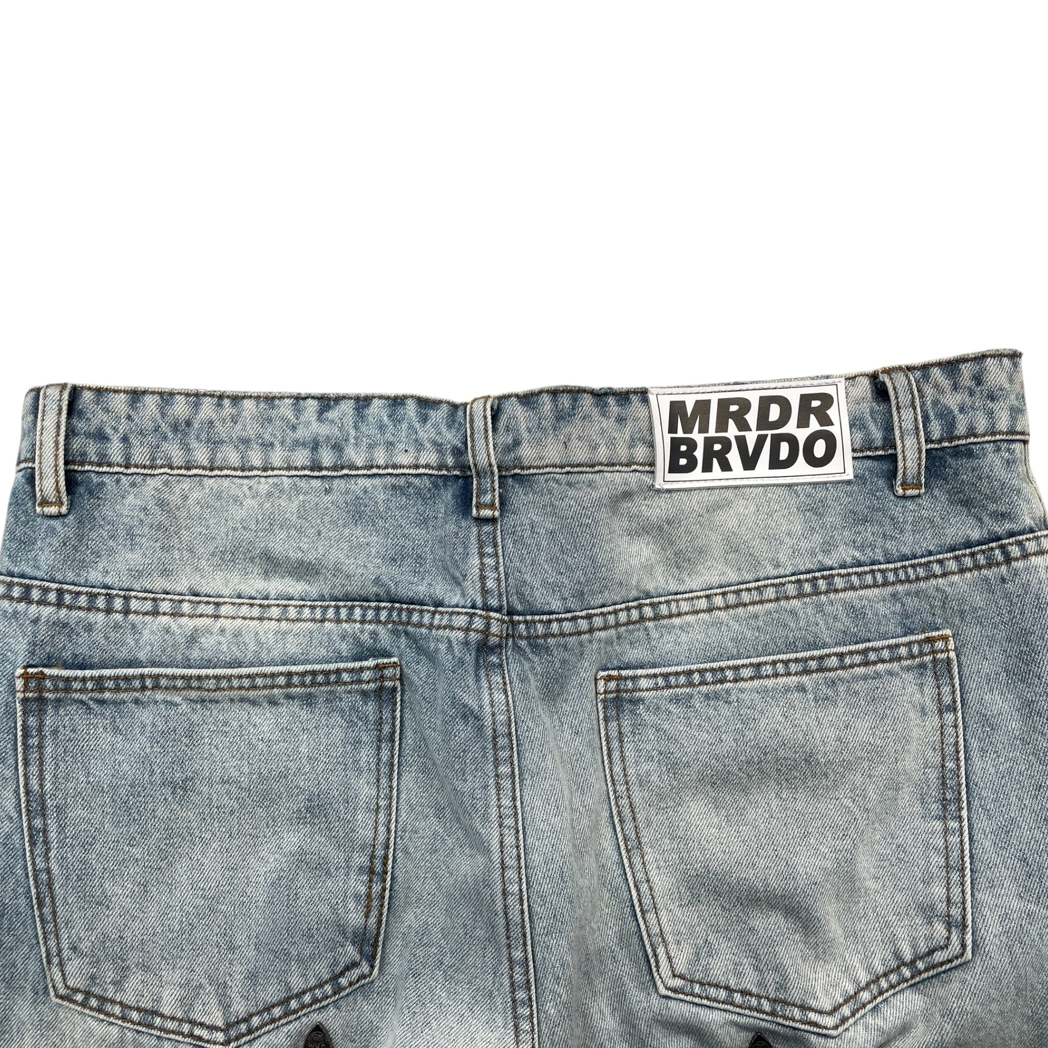 WHO DECIDES WAR/Pants/34/Denim/BLU/ view 3