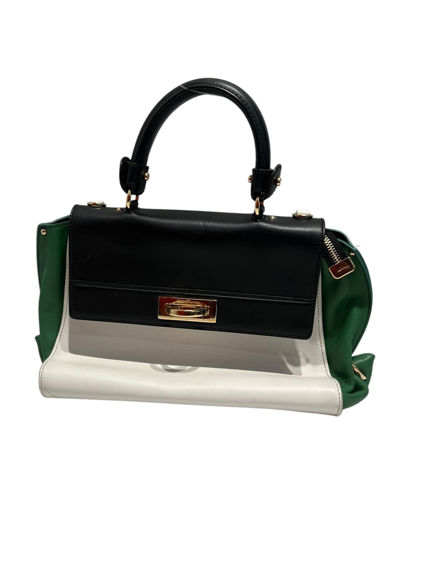 Salvatore Ferragamo/Hand Bag/GRN/tri color view 1