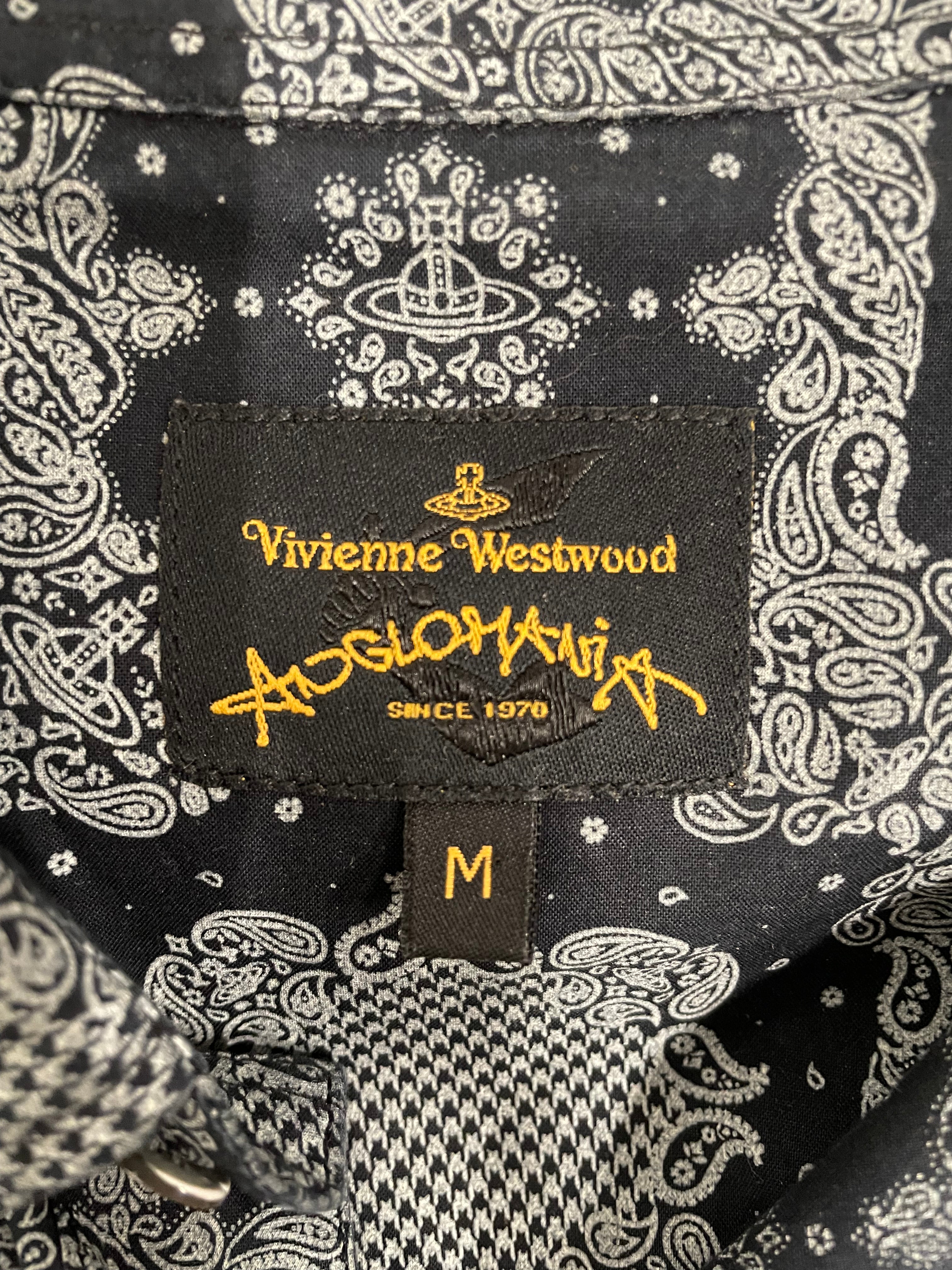 ANGLOMANIA/Shirt/M/Cotton/BLK/Dress/All Over Print/baroque gray all over print view 3