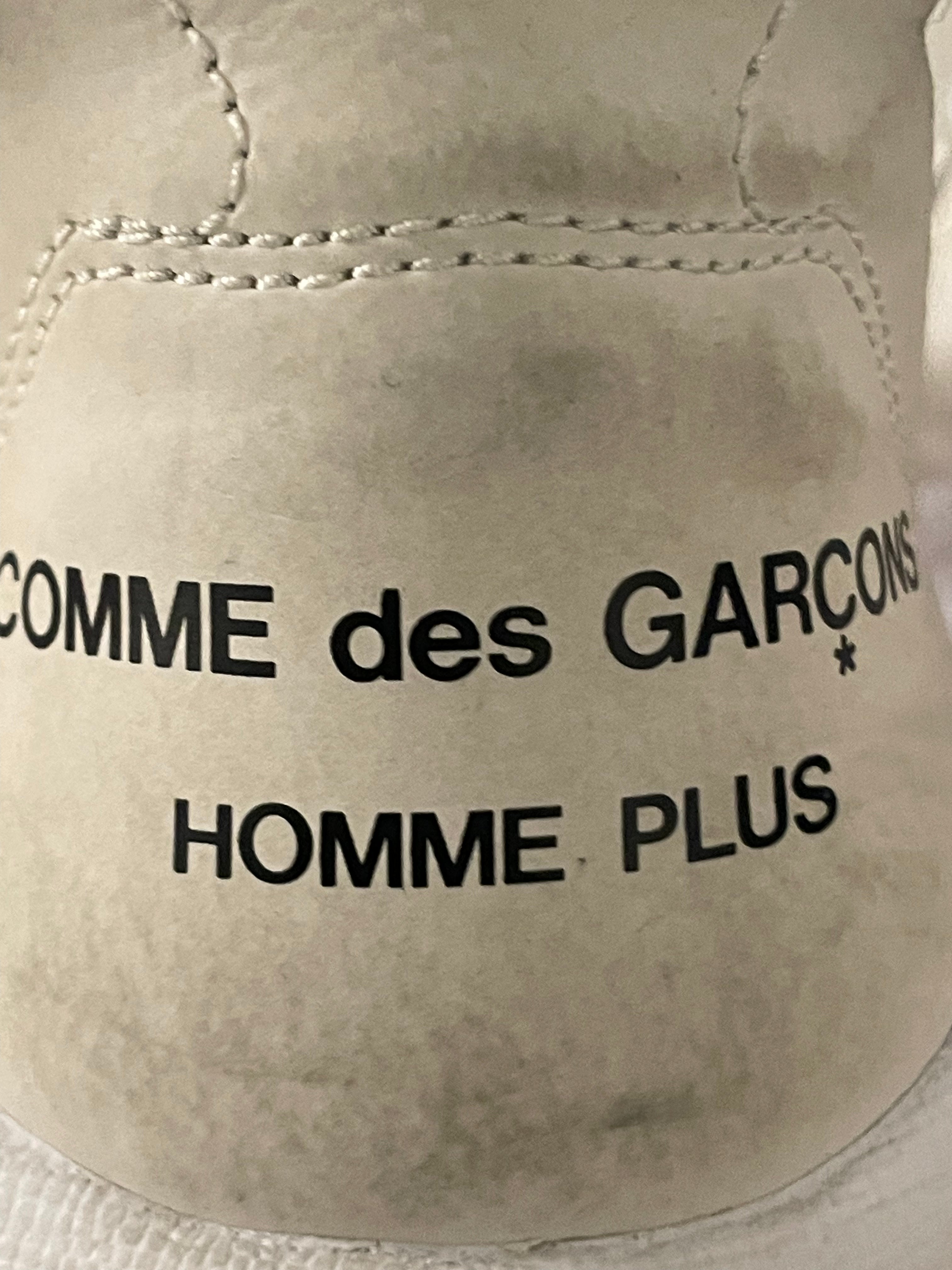 COMME des GARCONS HOMME PLUS/Hi-Sneakers/US 8/WHT/DH0199-100. view 3