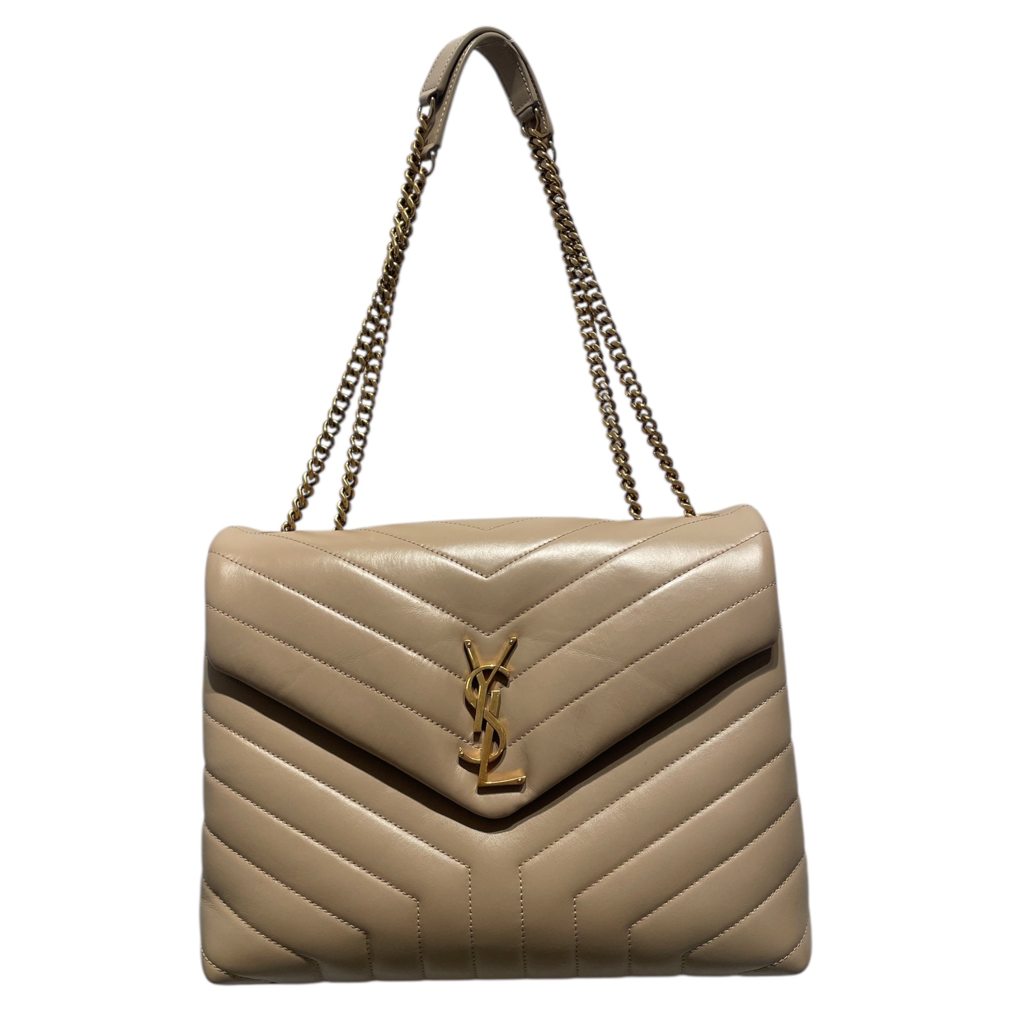 SAINT LAURENT/Bag/Leather/BEG/LouLou view 1