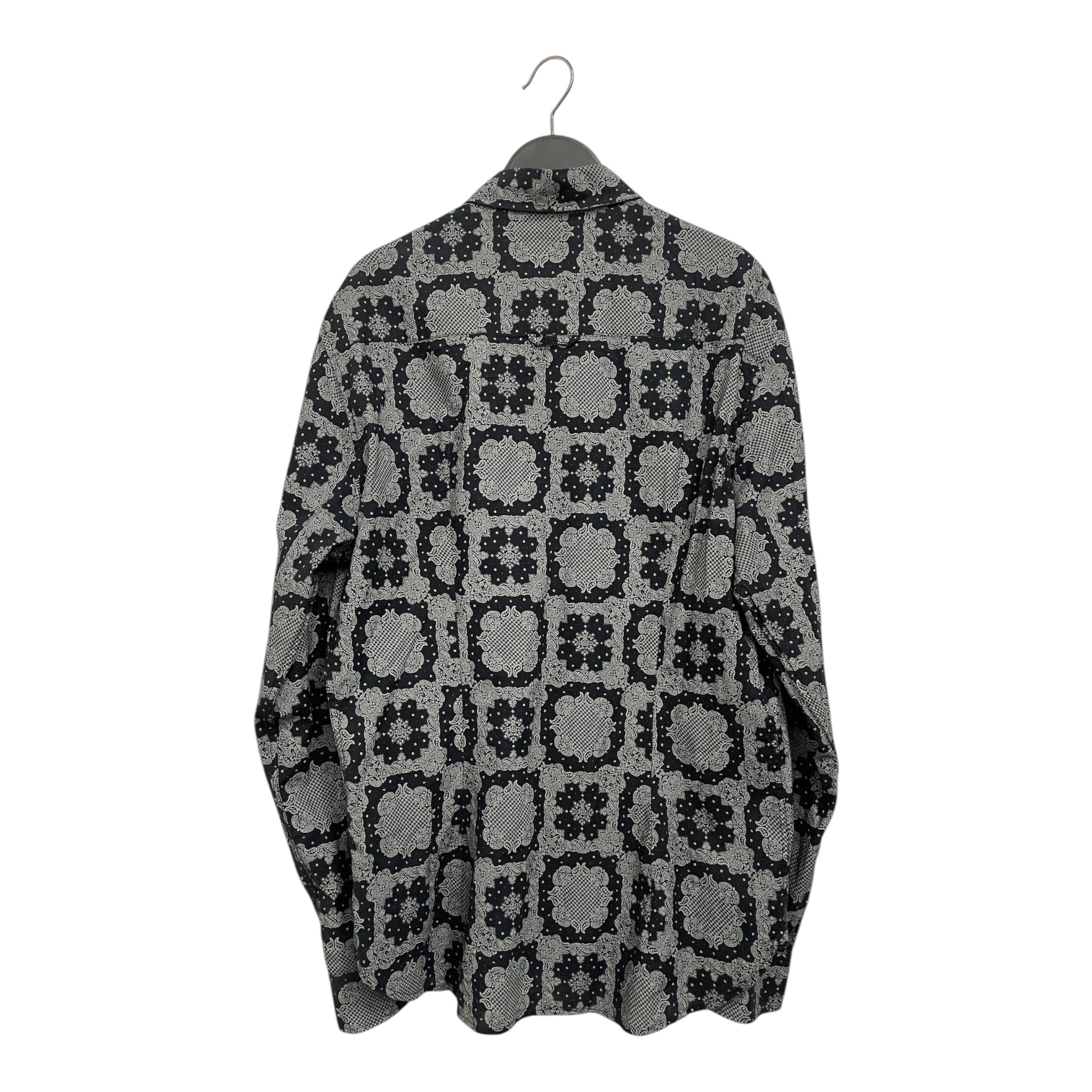ANGLOMANIA/Shirt/M/Cotton/BLK/Dress/All Over Print/baroque gray all over print view 2