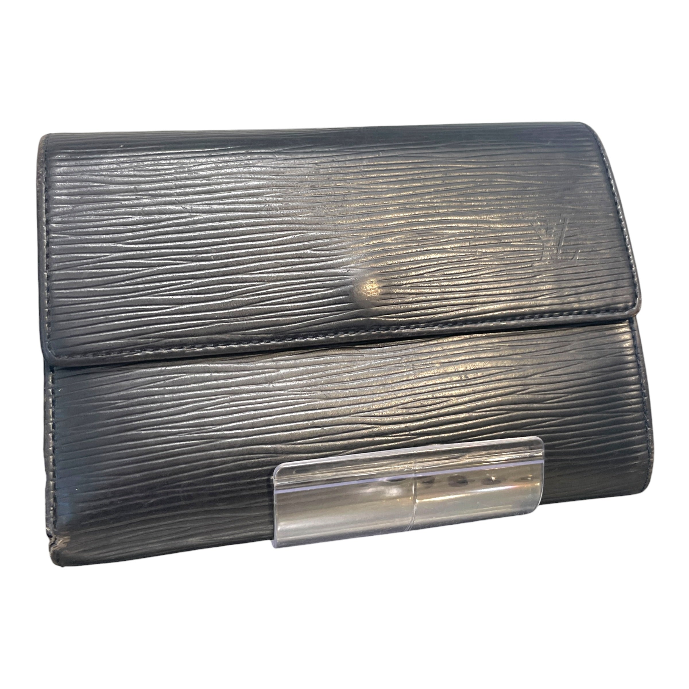 LOUIS VUITTON/Wallet/Leather/BLK/L's/Long Wallet view 1