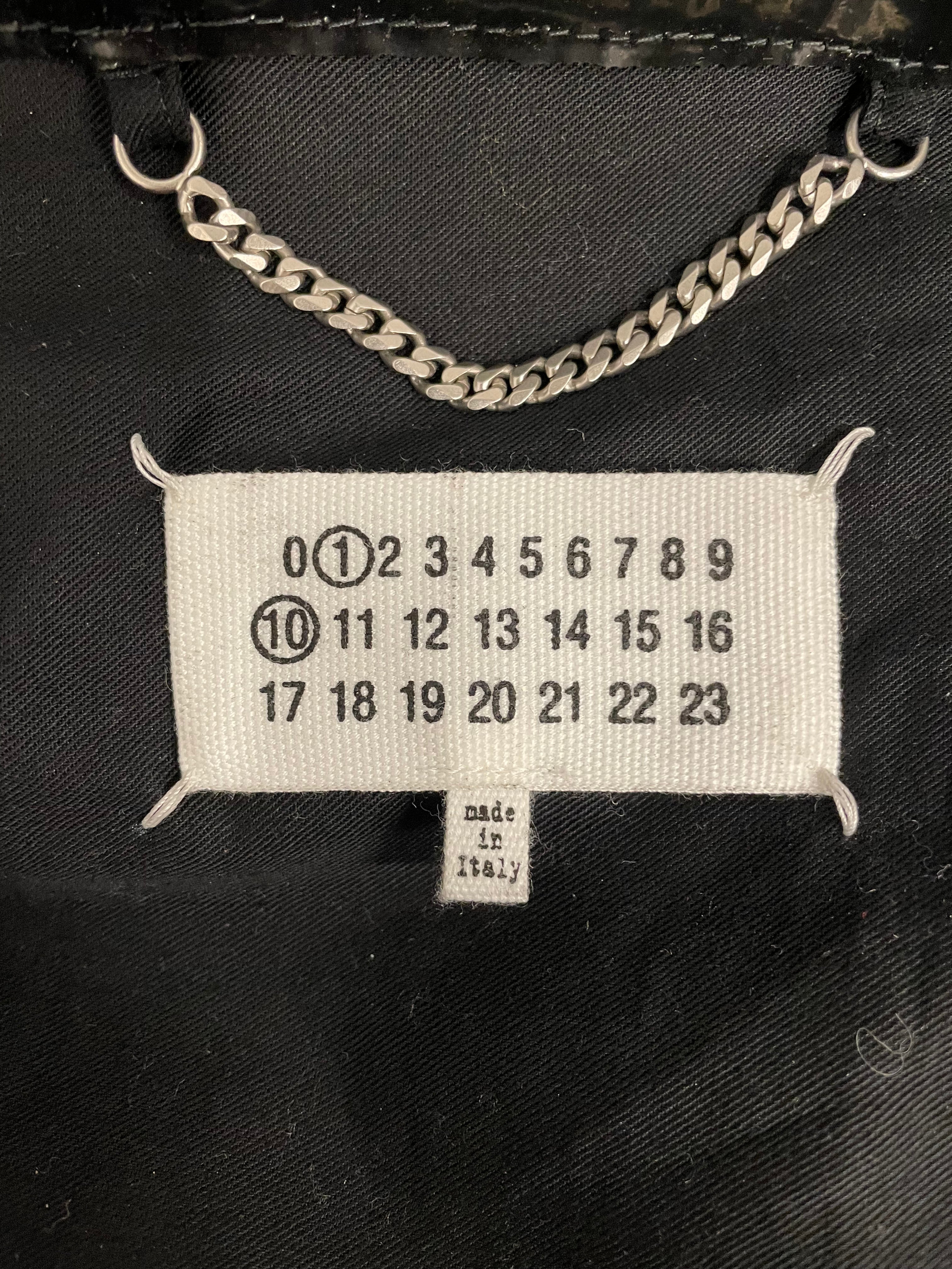 Maison Margiela/Coat/40/Leather/BLK/INVITATION ZIP COAT view 5