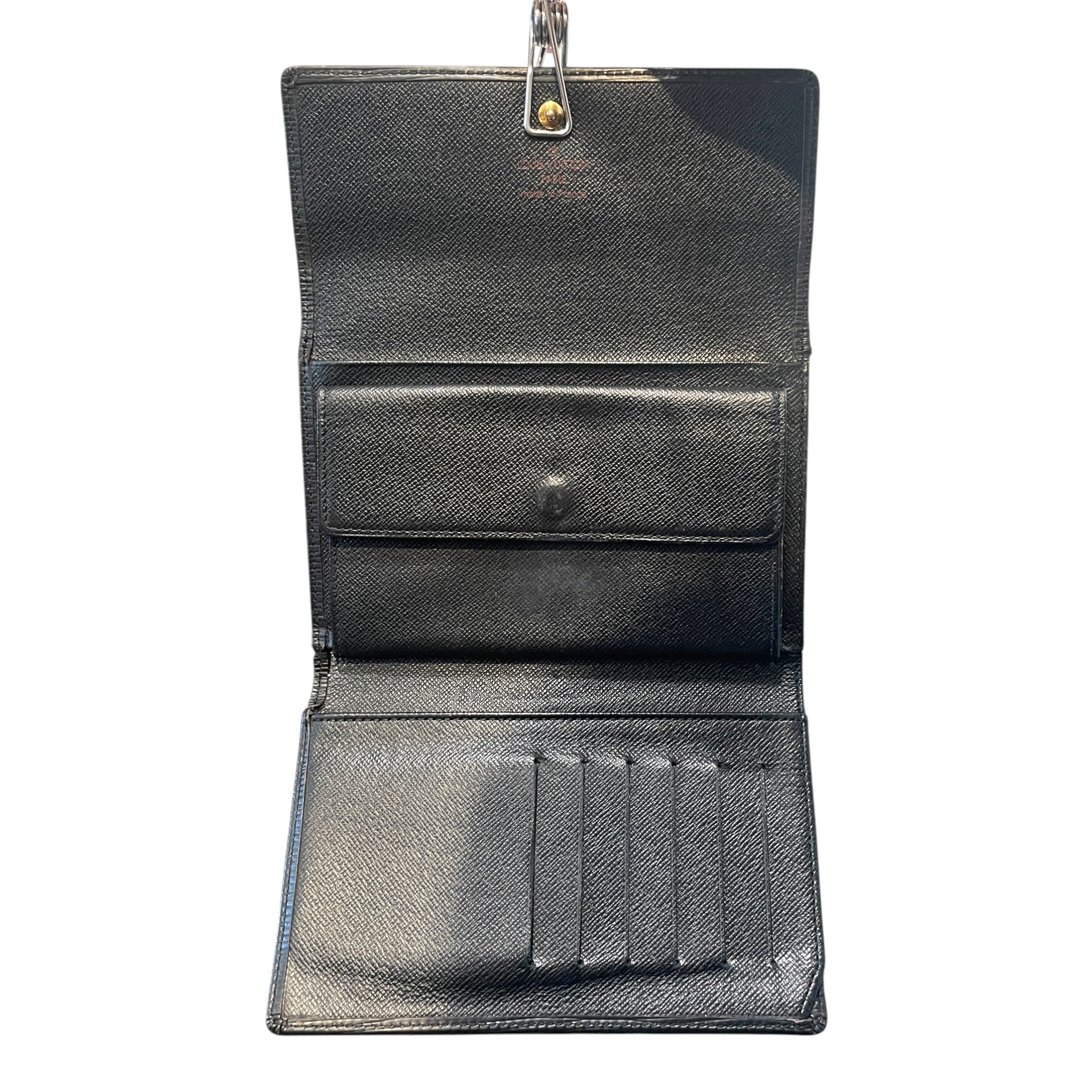 LOUIS VUITTON/Wallet/Leather/BLK/L's/Long Wallet view 3