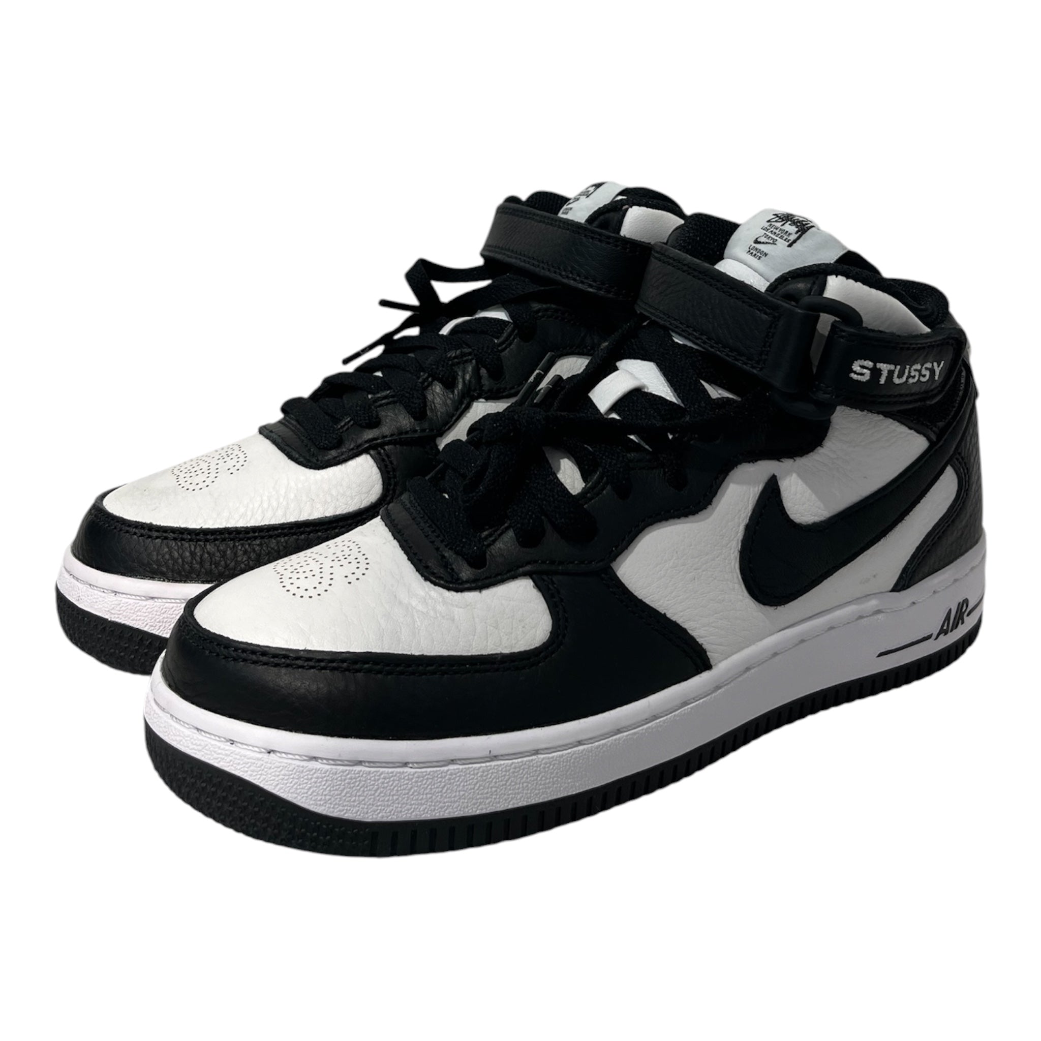 NIKE/STUSSY/Hi-Sneakers/US 5.5/Polyester/BLK/NEW W/ LACES view 1