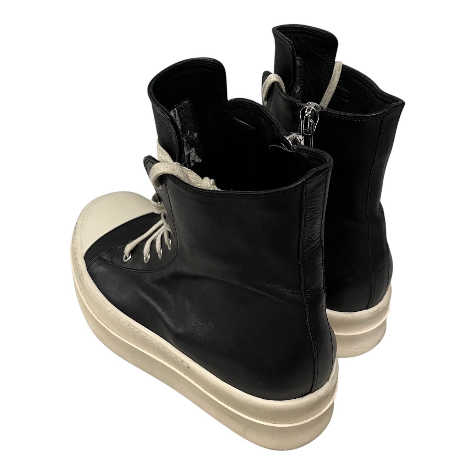 Rick Owens/Hi-Sneakers/US 11.5/Leather/BLK/BUMPERS view 2