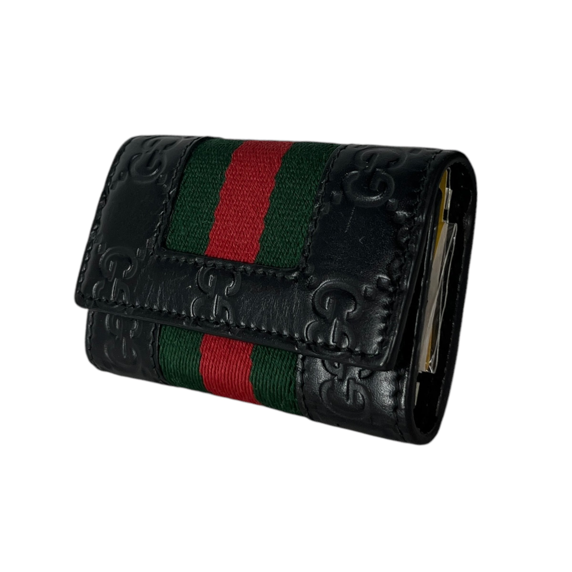 GUCCI/Key Case/Black/Leather/All Over Print/408828 CWCLN 1060/408828 CWCLN 1060 view 1