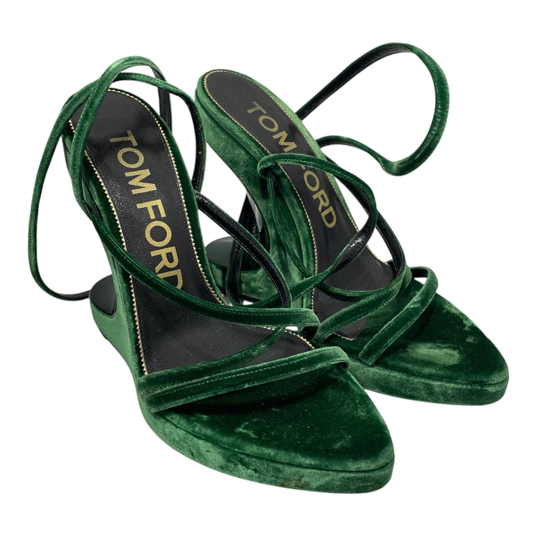 TOM FORD/Heels/EU 41/Suede/GRN/GREEN VELVET view 1