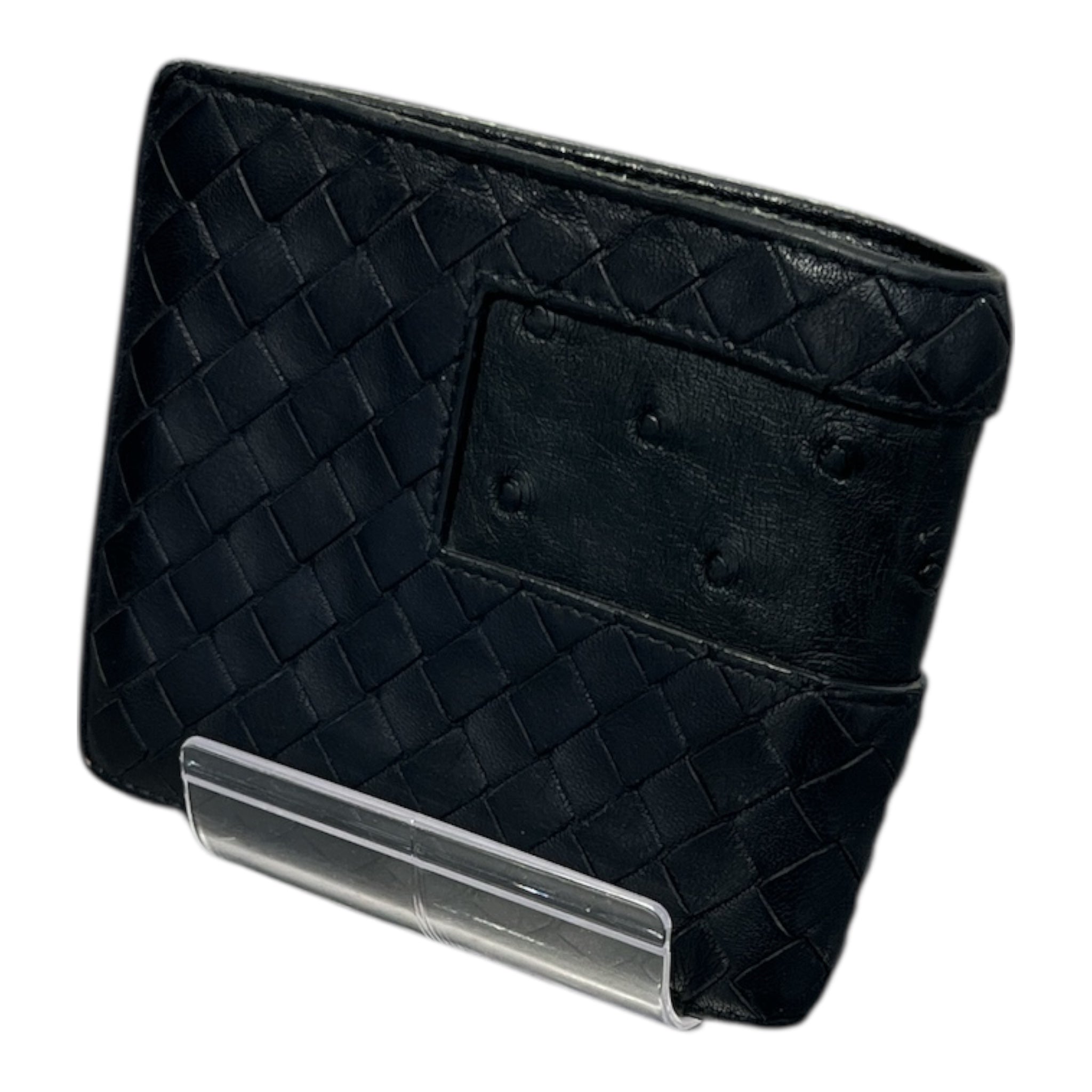 BOTTEGA VENETA/Wallet/Leather/BLK/CRISSCROSS PATTERN view 2