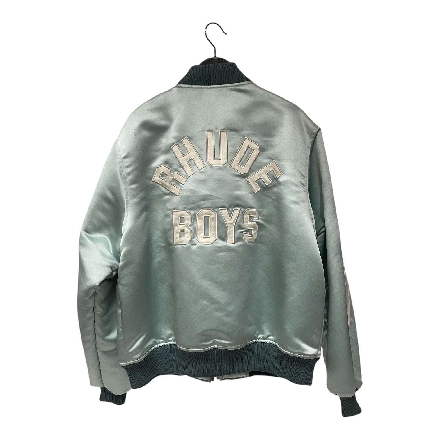 RHUDE/Quilted Jkt/L/IDG/satin bomber view 2