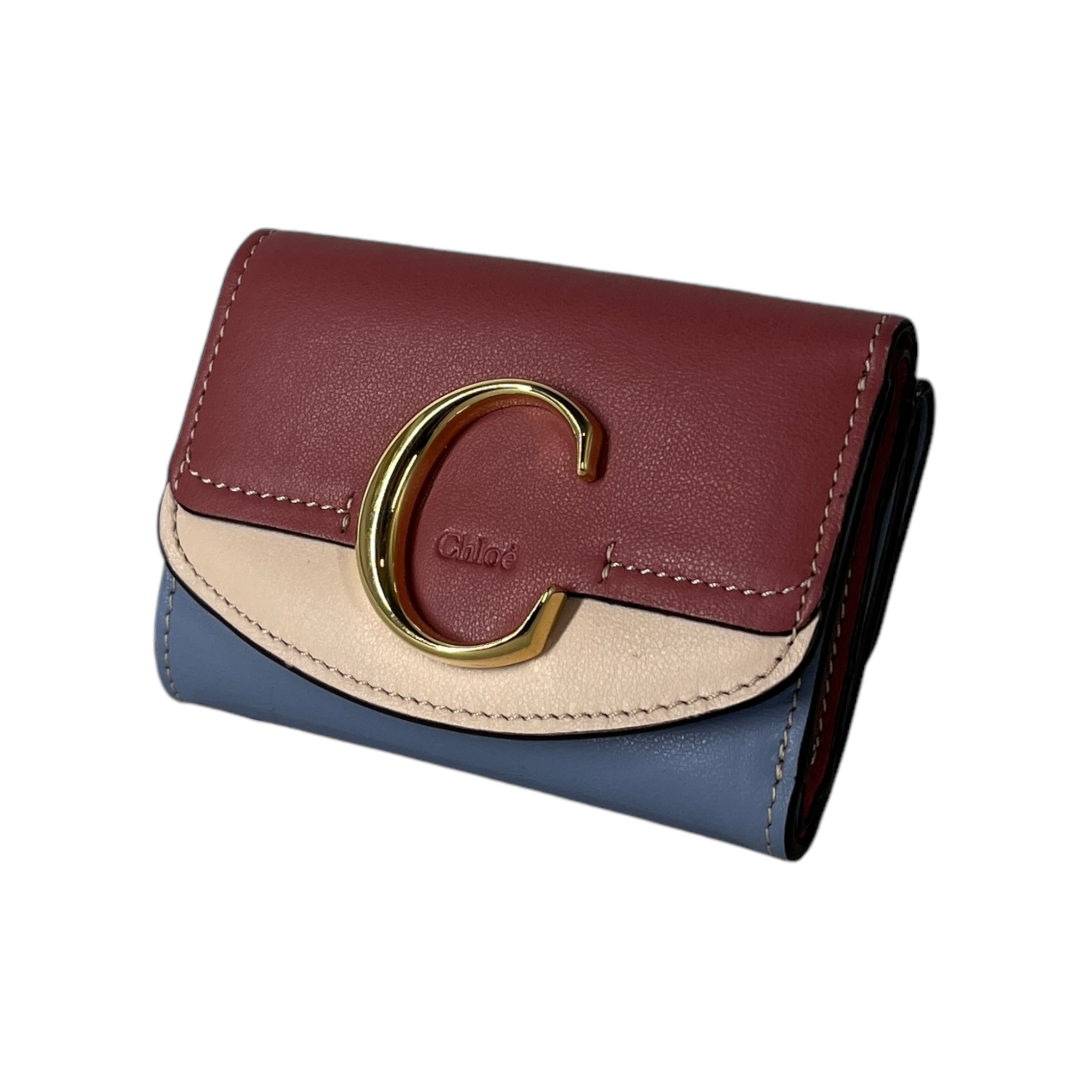 Chloe/Trifold Wallet/Multicolor/Leather/CHC21SP058E196S2/CHC21SP058E196S2 view 1
