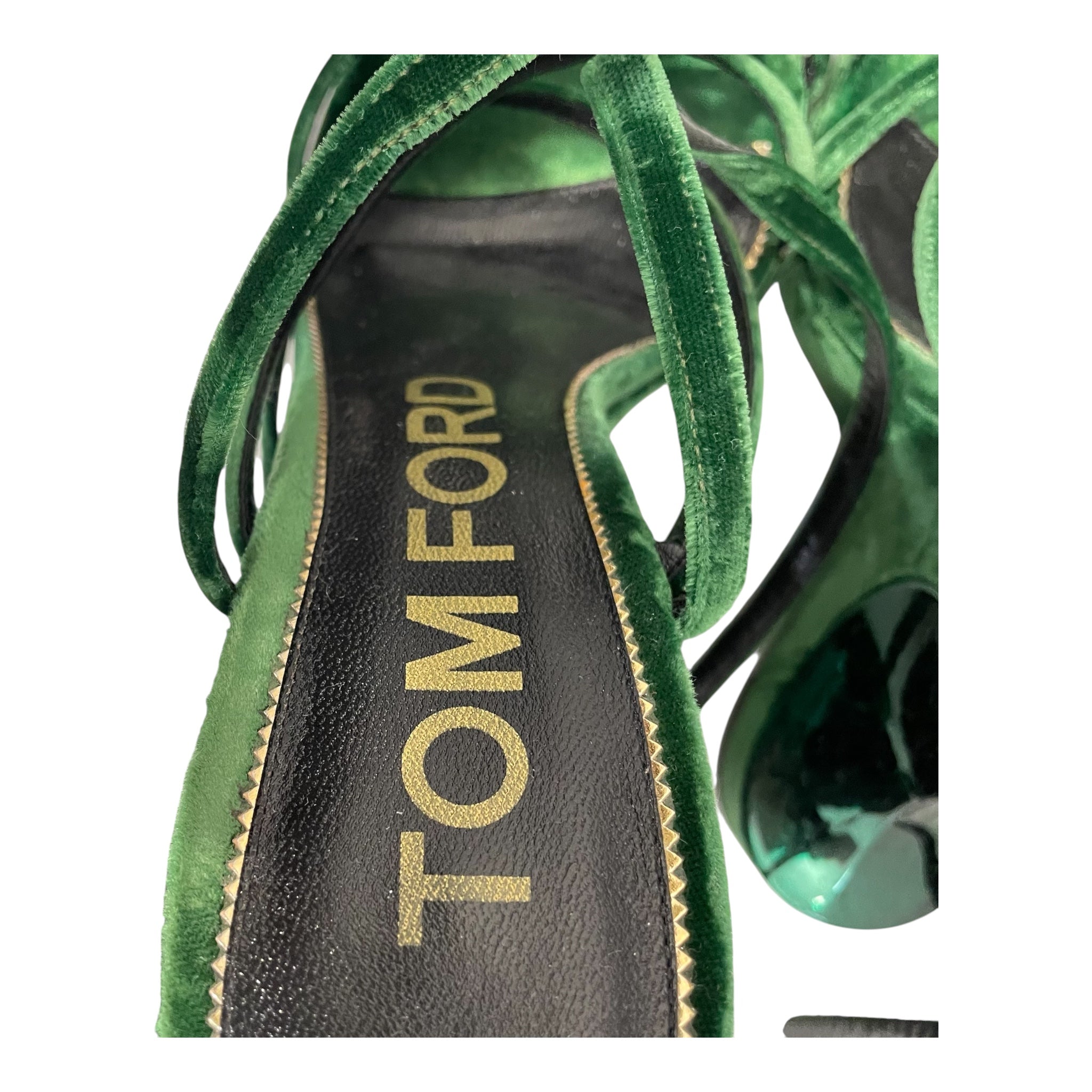 TOM FORD/Heels/EU 41/Suede/GRN/GREEN VELVET view 3